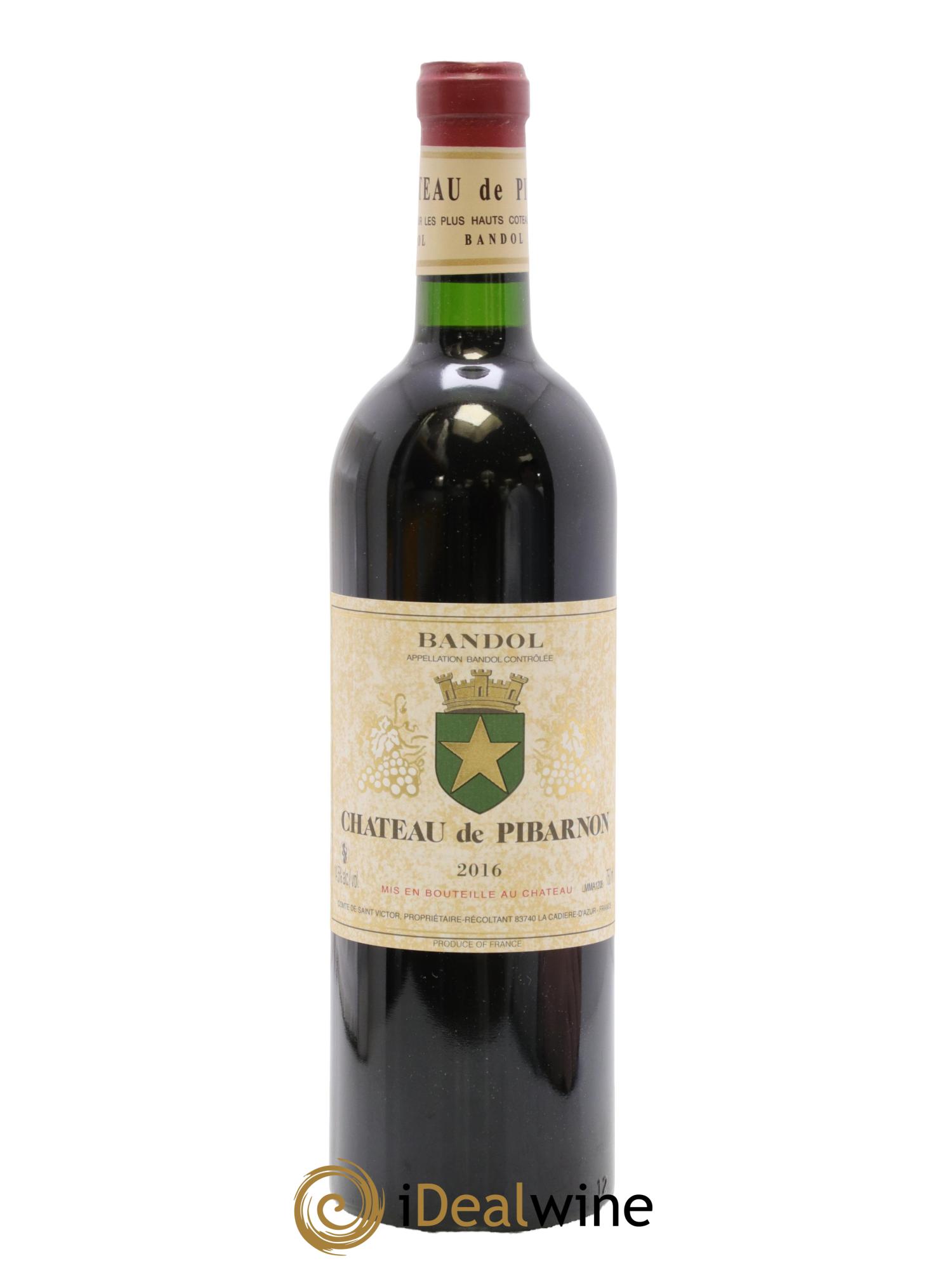 Bandol Château de Pibarnon Comte de Saint-Victor 2016 - Lot of 1 bottle - 0
