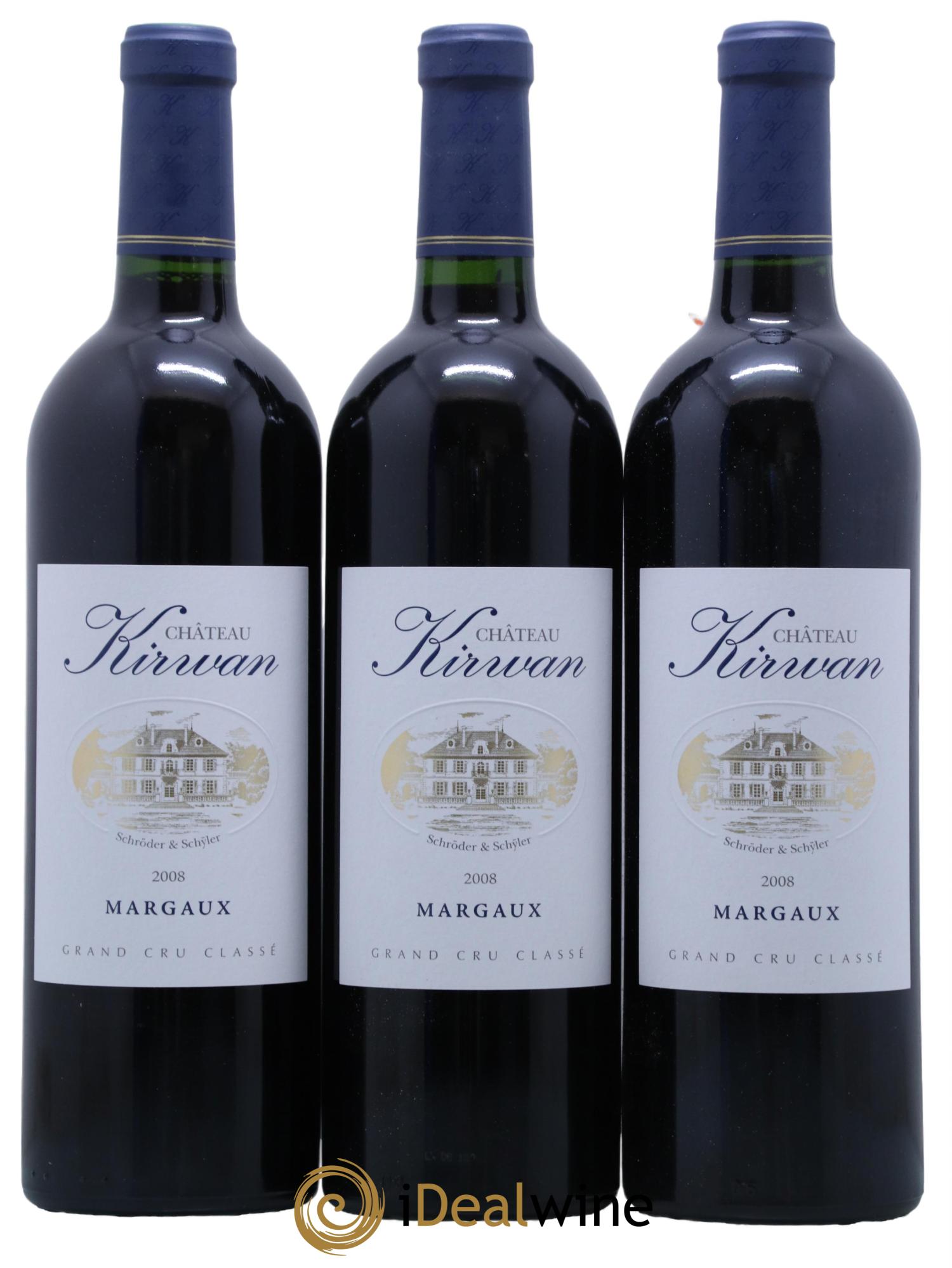 Château Kirwan 3ème Grand Cru Classé 2008 - Lot de 6 bouteilles - 2