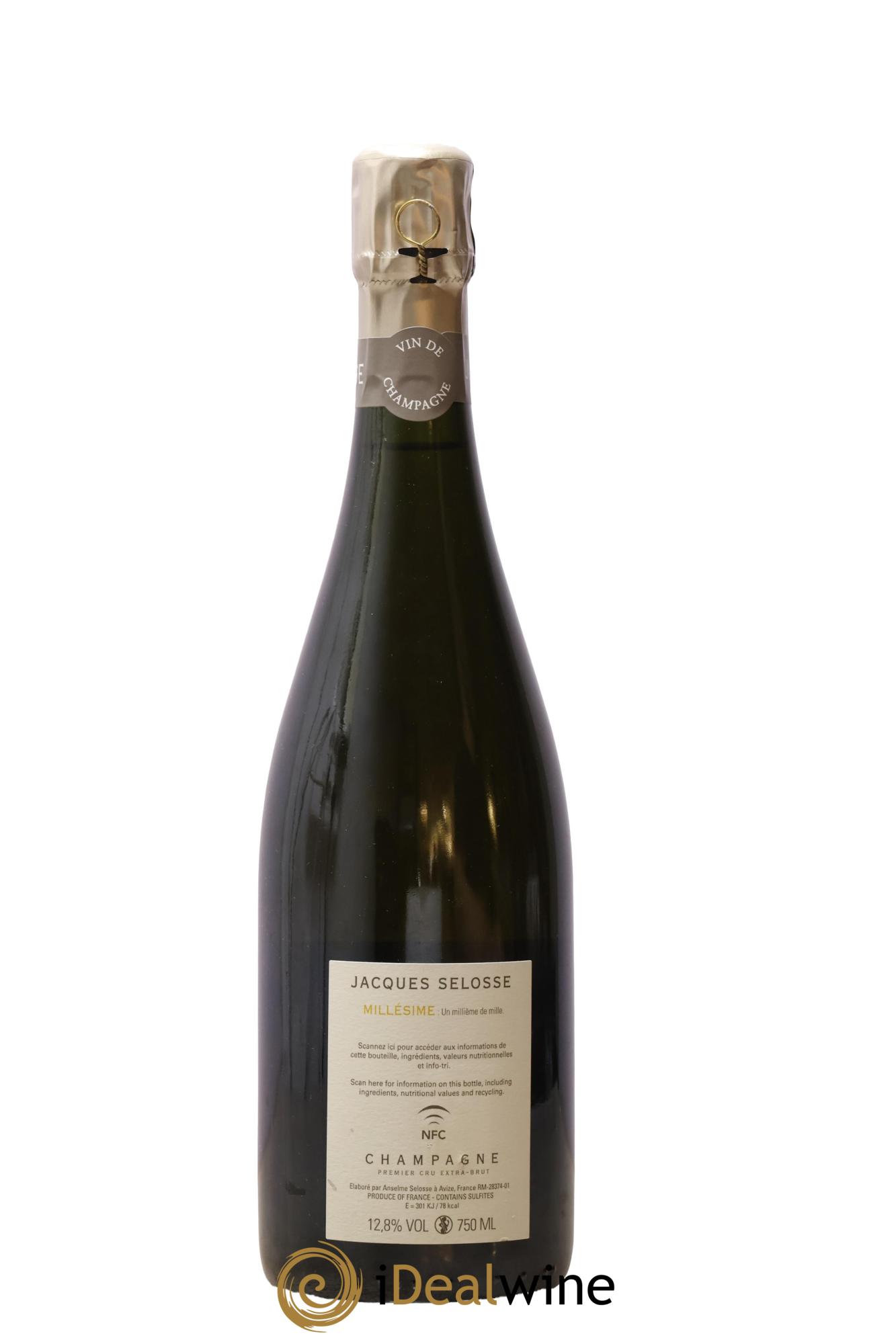 1er Cru Millésimé Extra-Brut Jacques Selosse 2013 - Posten von 1 Flasche - 1