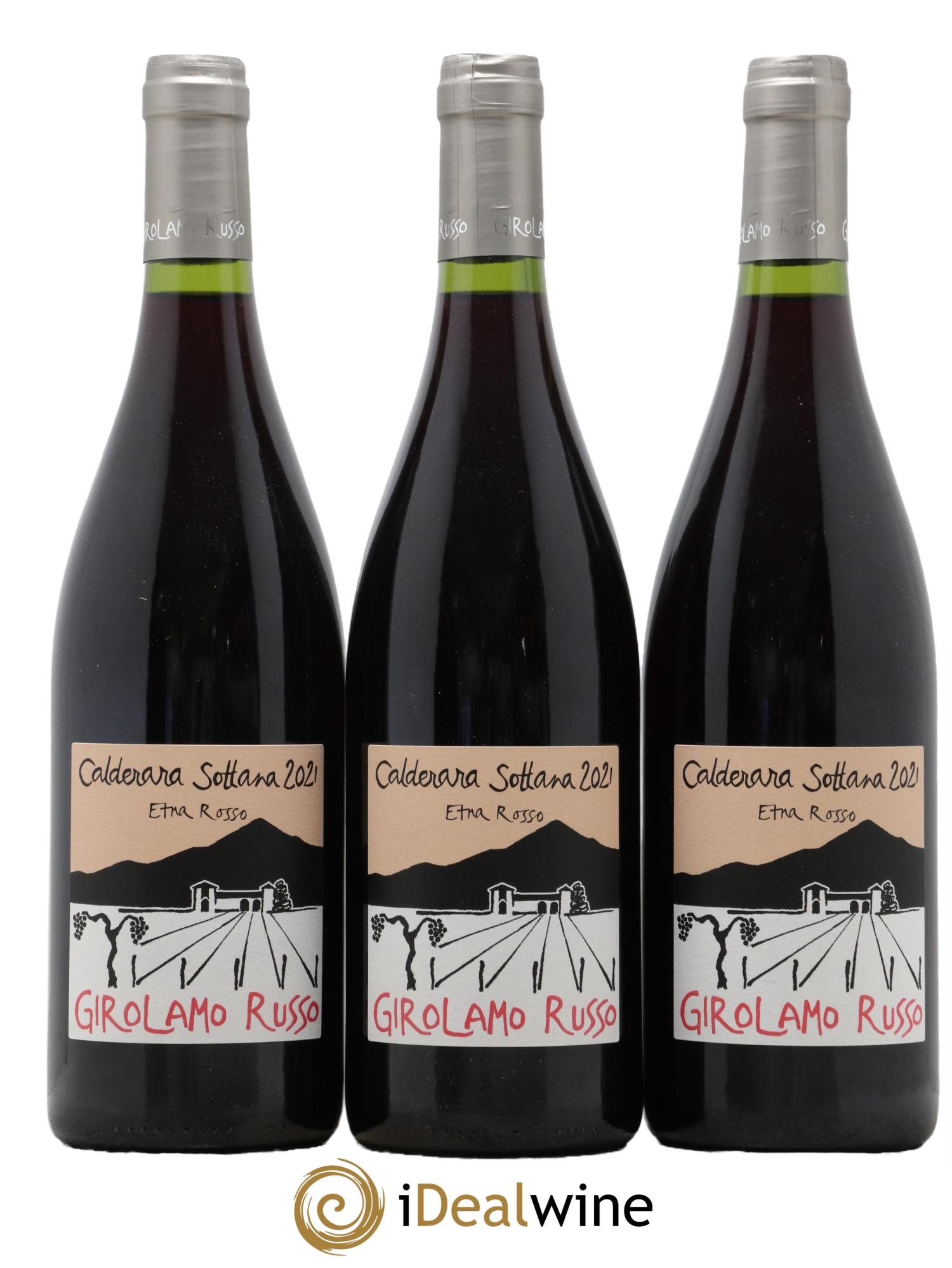 Italie Etna Caldera Sottana Girolamo Russo 2021 - Lot de 3 bouteilles - 0