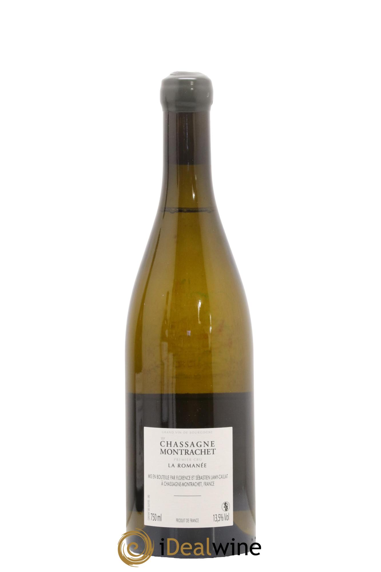 Chassagne-Montrachet 1er Cru La Romanée Lamy-Caillat (Domaine) 2018 - Lot of 1 bottle - 1