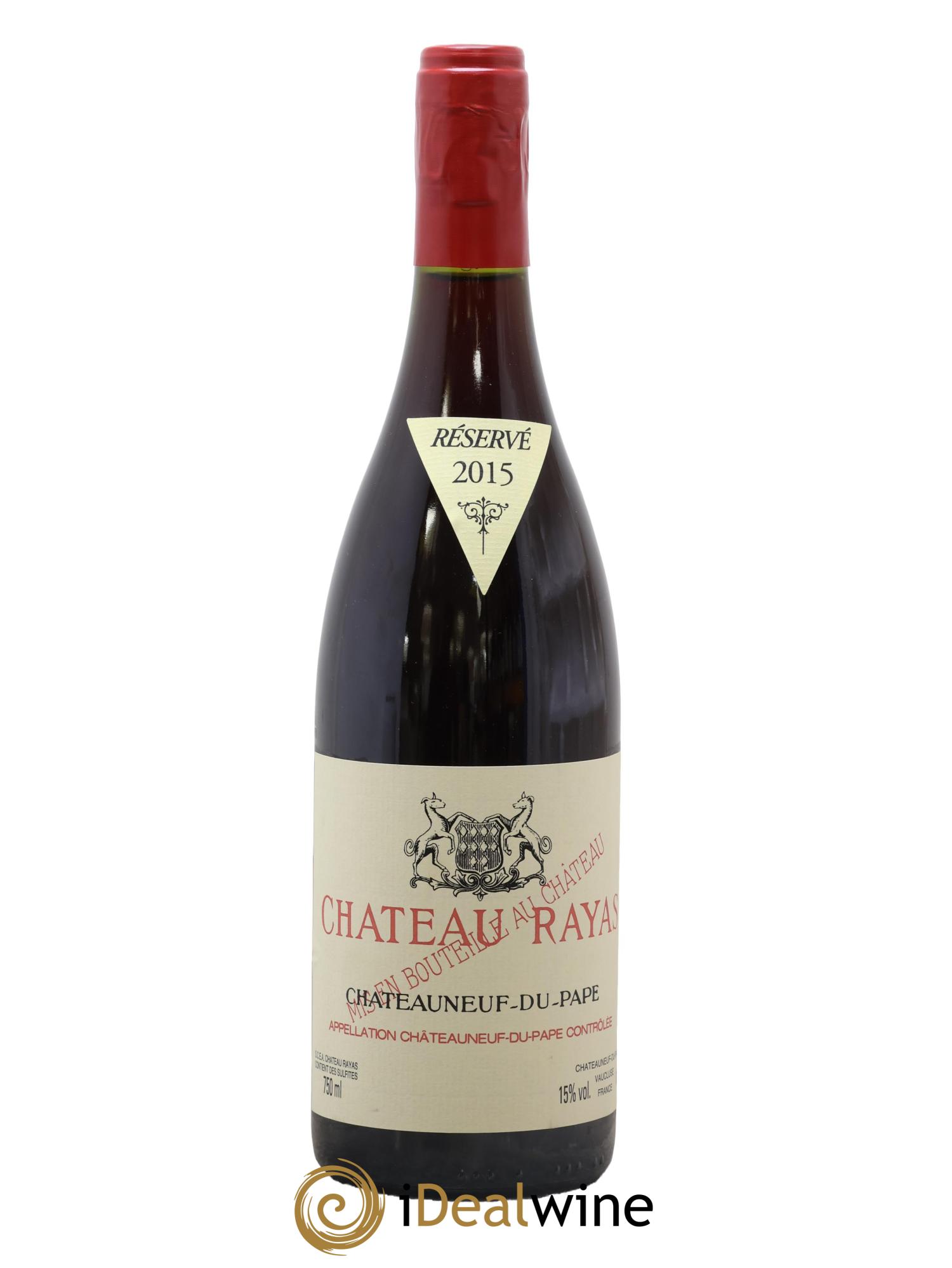 Châteauneuf-du-Pape Château Rayas Emmanuel Reynaud 2015 - Lot of 1 bottle - 0