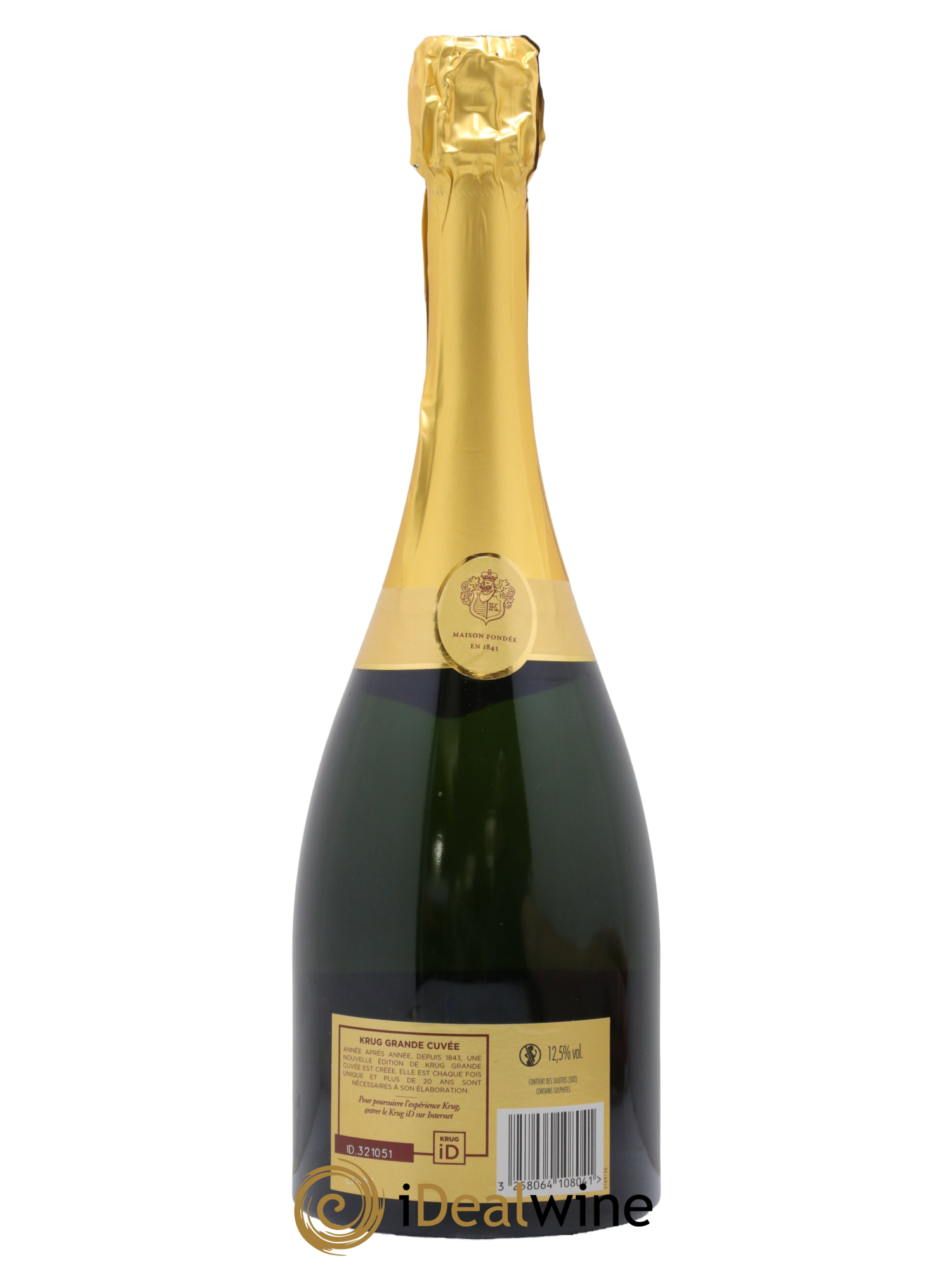 Grande Cuvée - 170ème édition Krug - Lot de 1 bouteille - 1