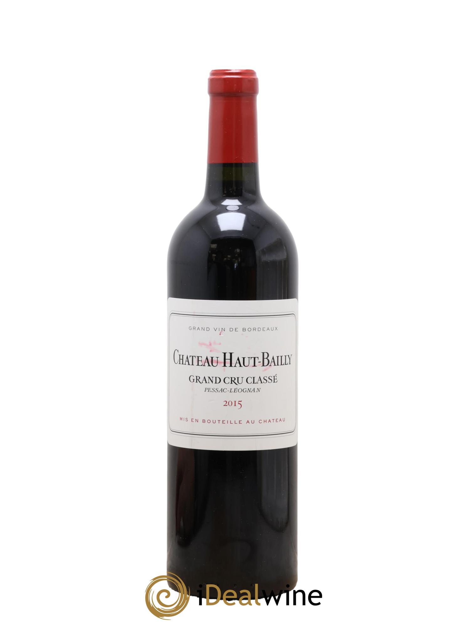 Château Haut-Bailly Cru Classé de Graves 2015 - Posten von 1 Flasche - 0