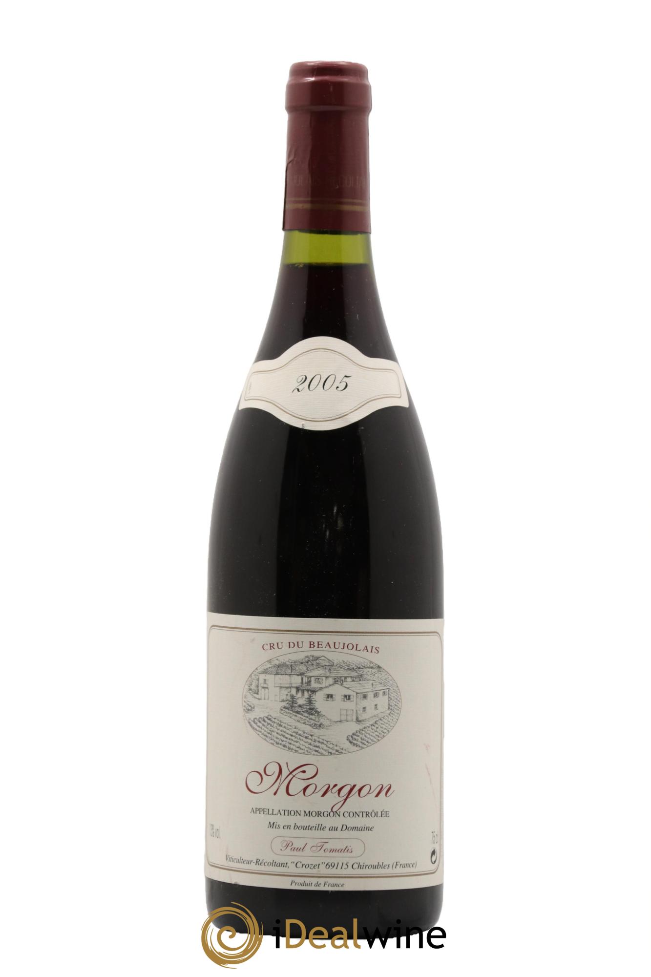 Morgon Domaine Tomatis 2005 - Lot de 1 bouteille - 0