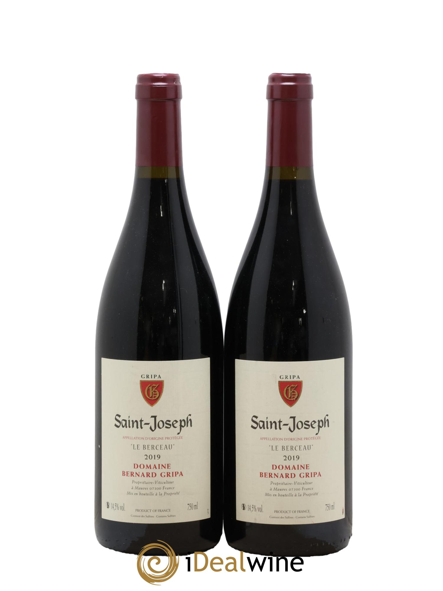 Saint-Joseph Le Berceau Bernard Gripa (Domaine) 2019 - Lot de 2 bouteilles - 0