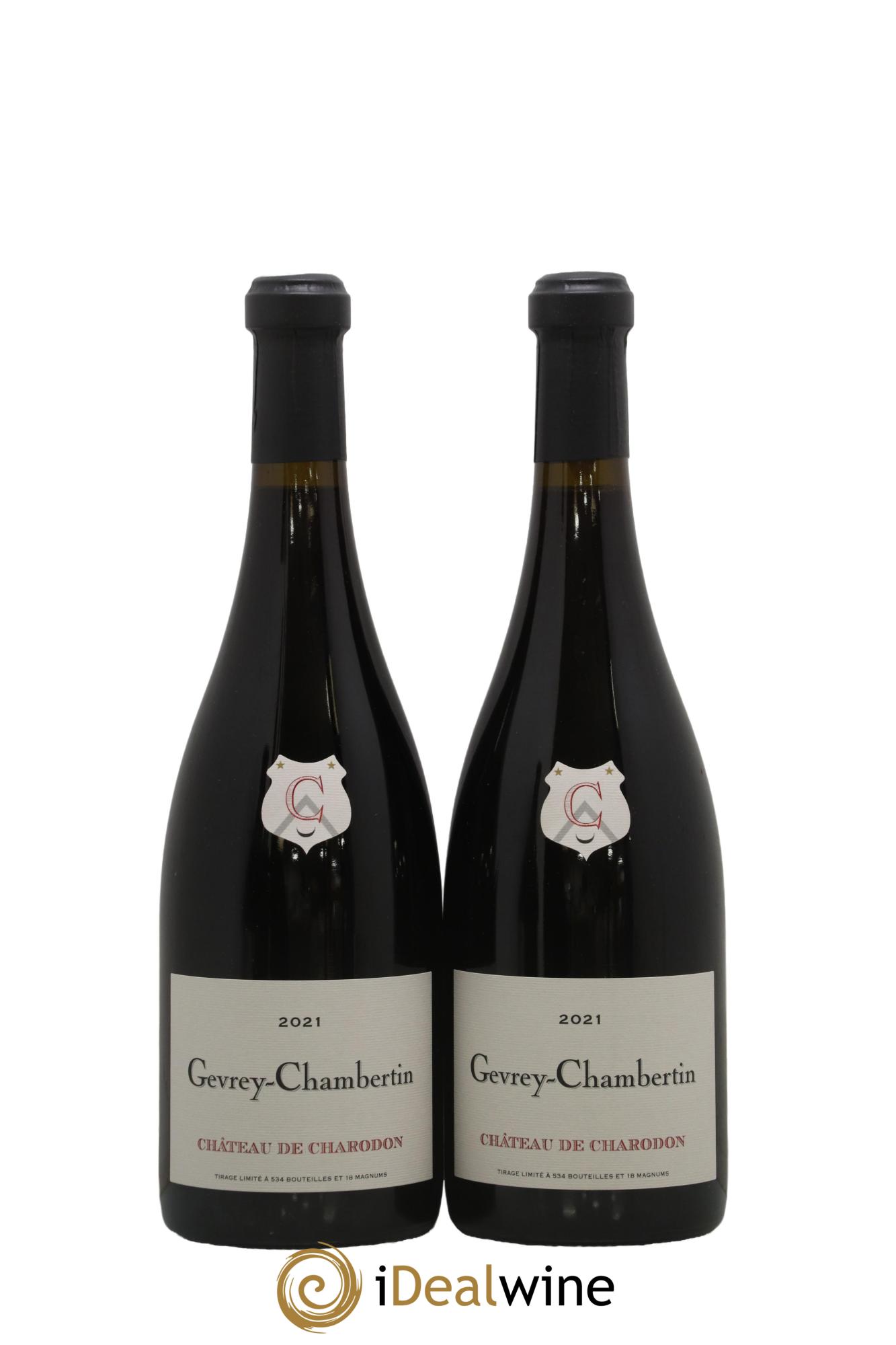 Gevrey-Chambertin Château Charodon 2021 - Lot de 2 bouteilles - 0