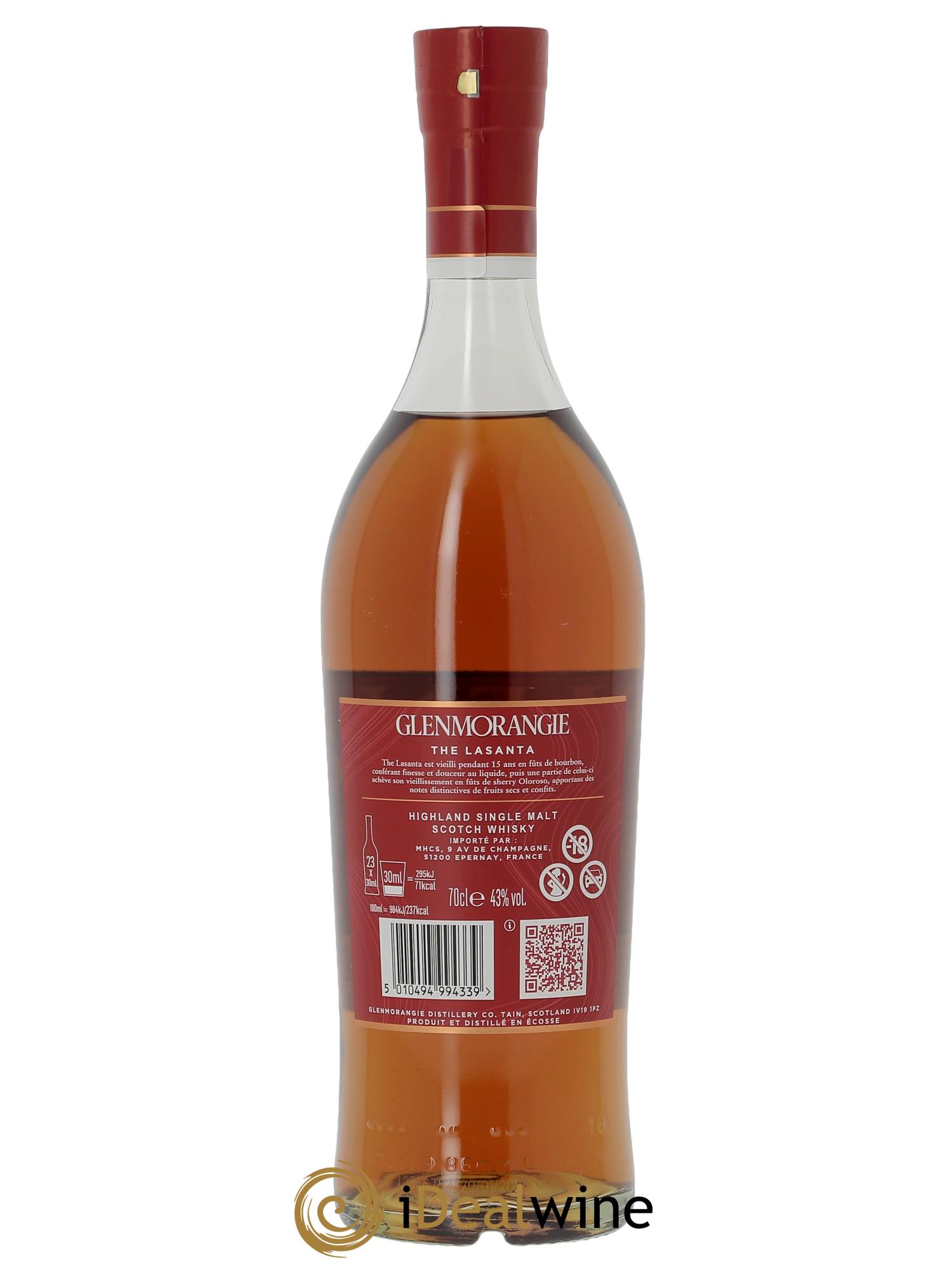 Glenmorangie 15 ans Lasanta - Lot de 1 bouteille - 2