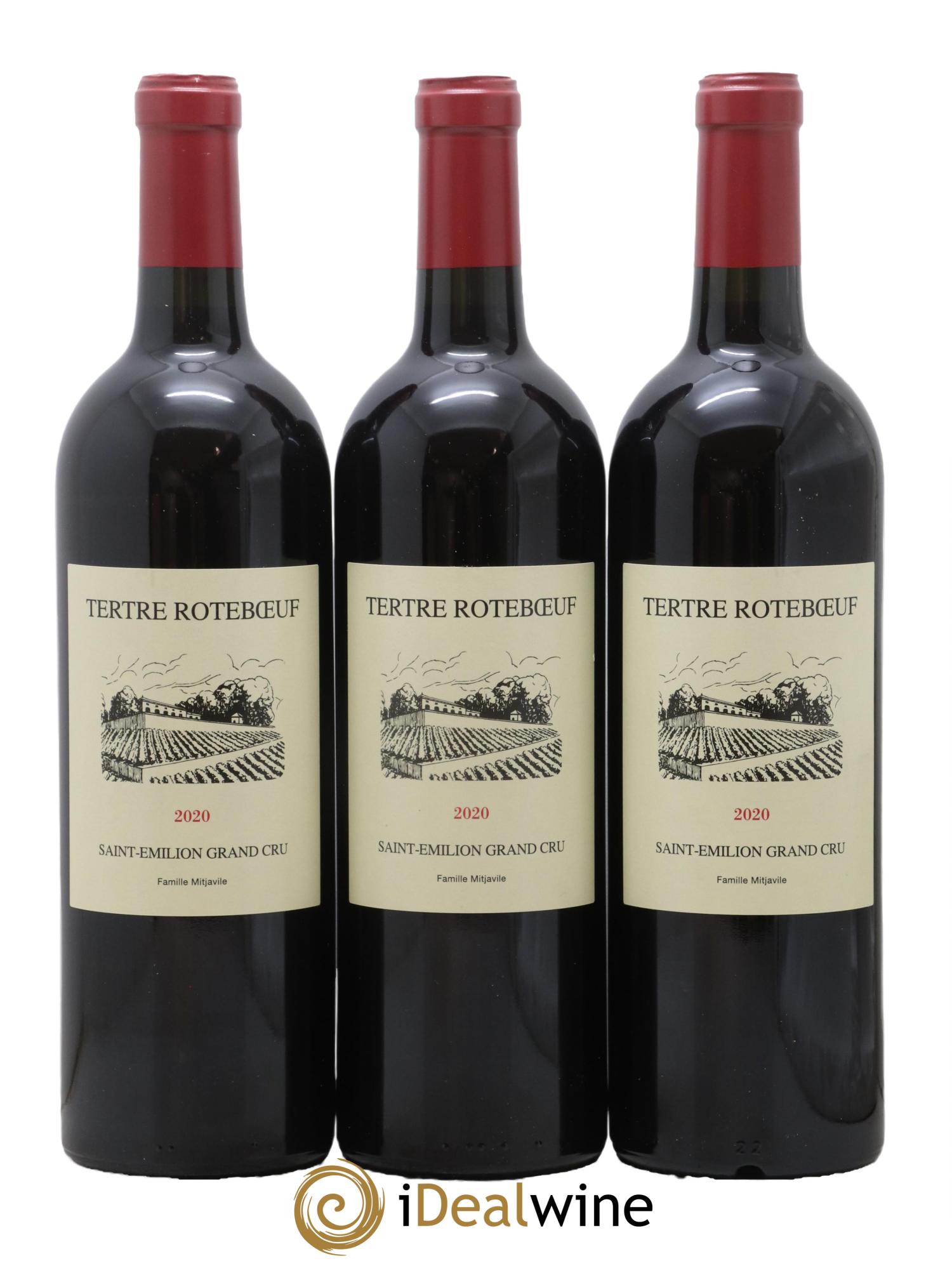 Château Tertre Roteboeuf 2020 - Lot of 3 bottles - 0