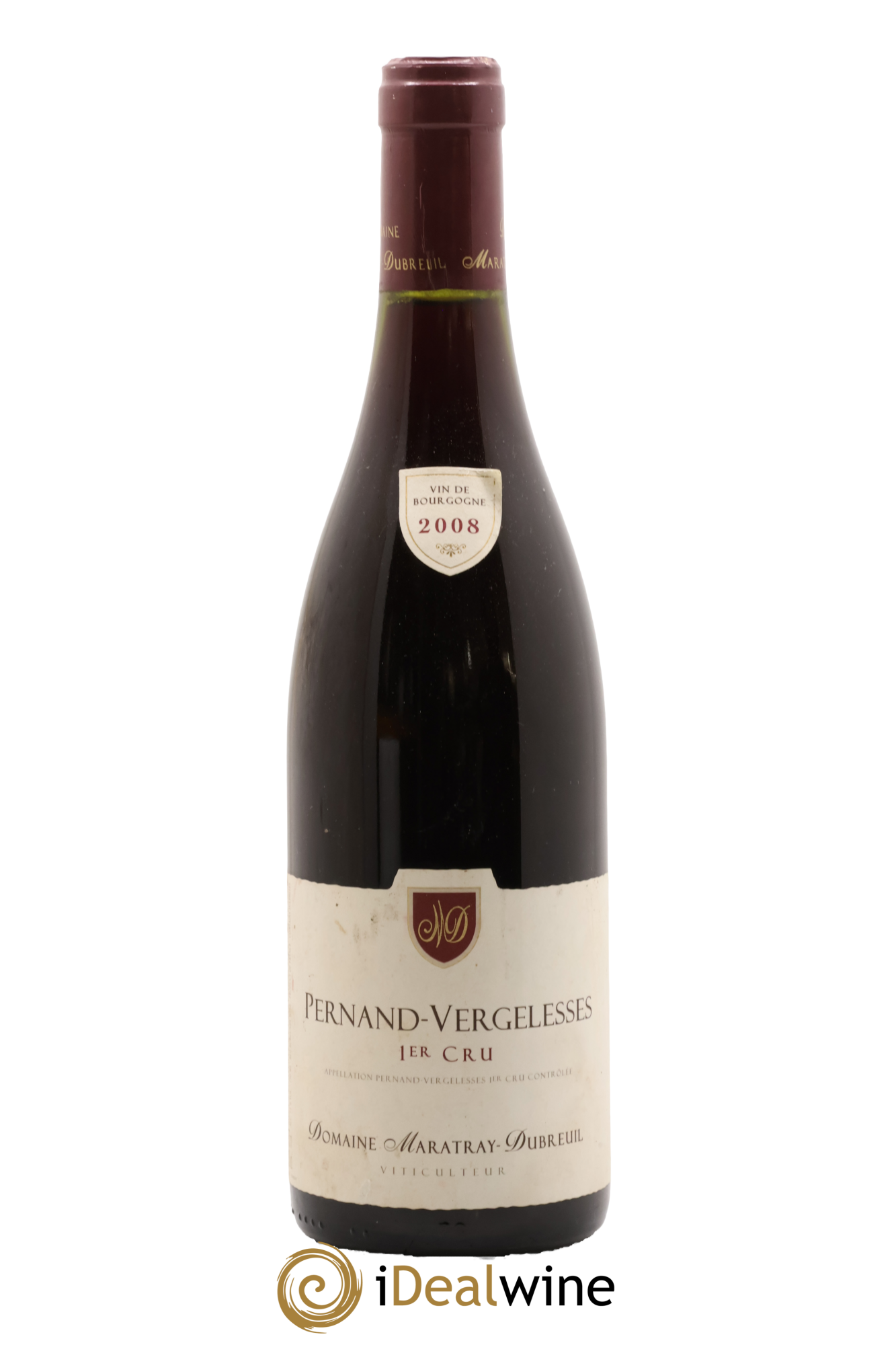 Pernand-Vergelesses 1er Cru Domaine Maratray Dubreuil 2008 - Lot de 1 bouteille - 0