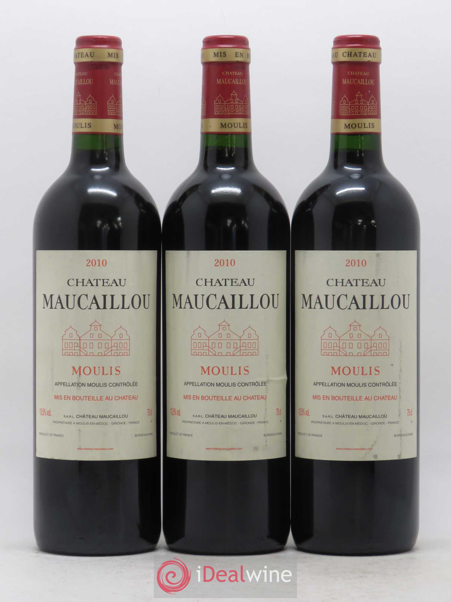 Château Maucaillou  2010 - Lot de 6 bouteilles - 1