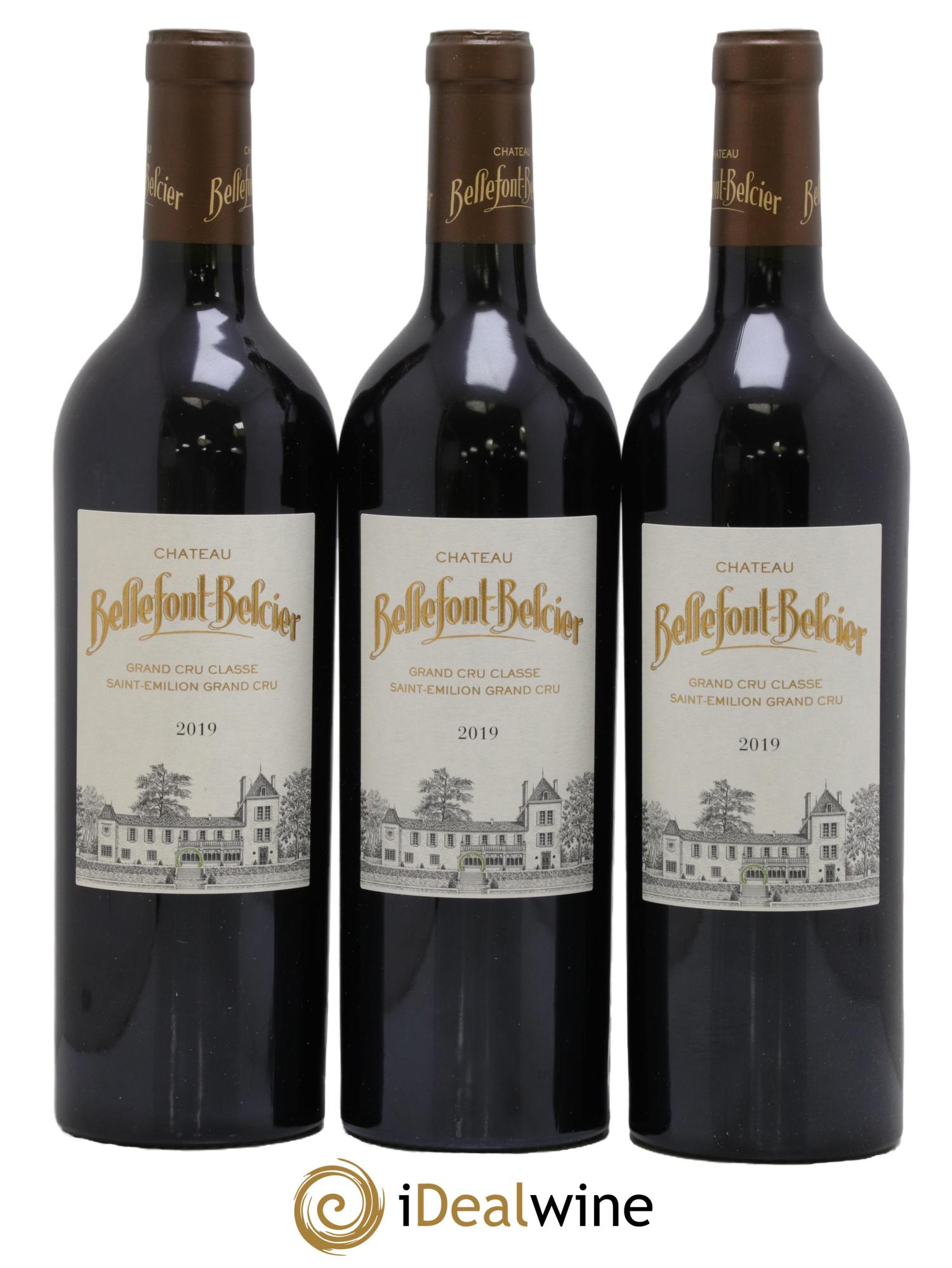 Château Bellefont-Belcier Grand Cru Classé 2019 - Lot of 3 bottles - 0