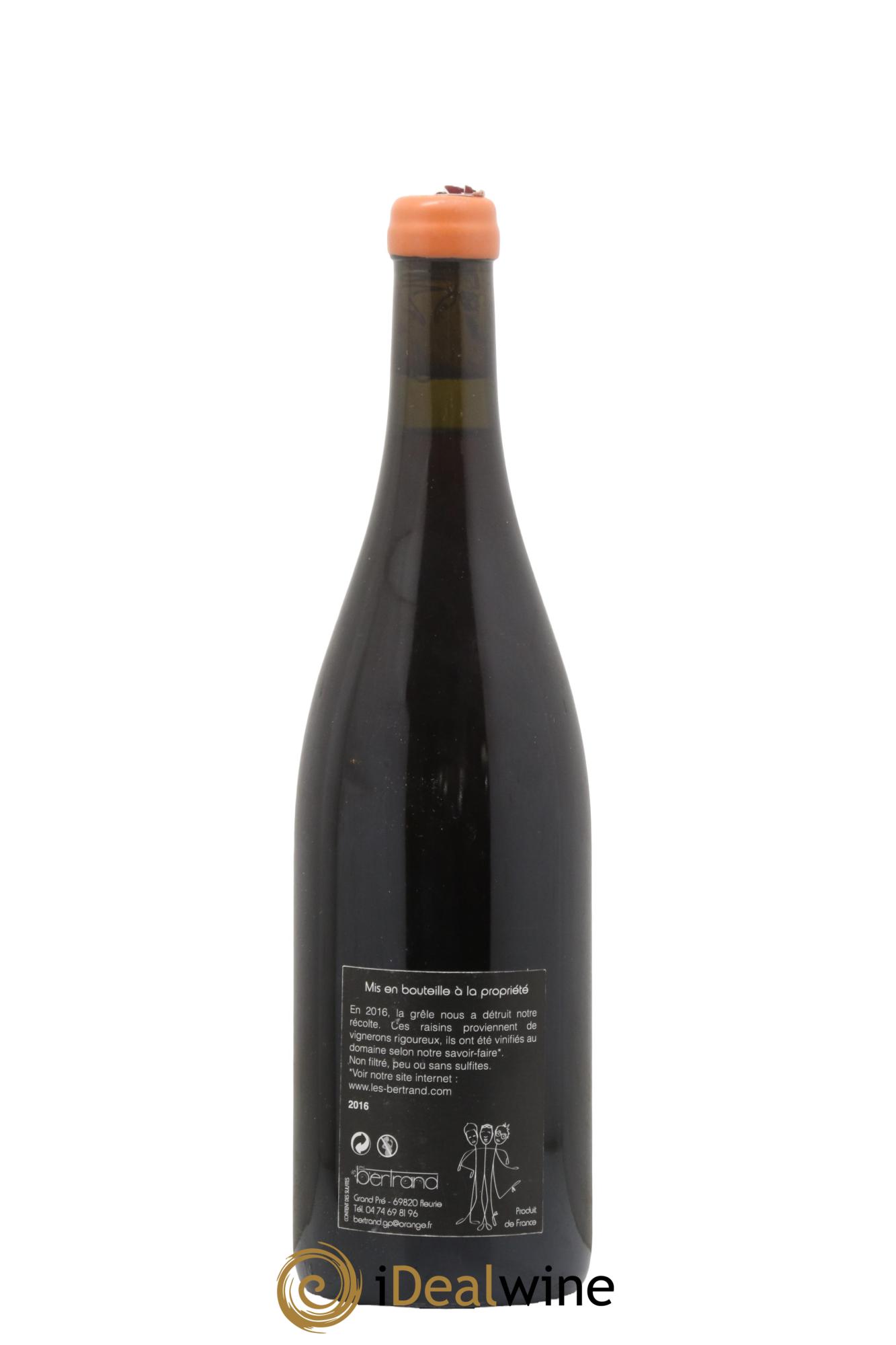 Morgon Coup de Foudre Les Bertrand 2016 - Lot de 1 bouteille - 1