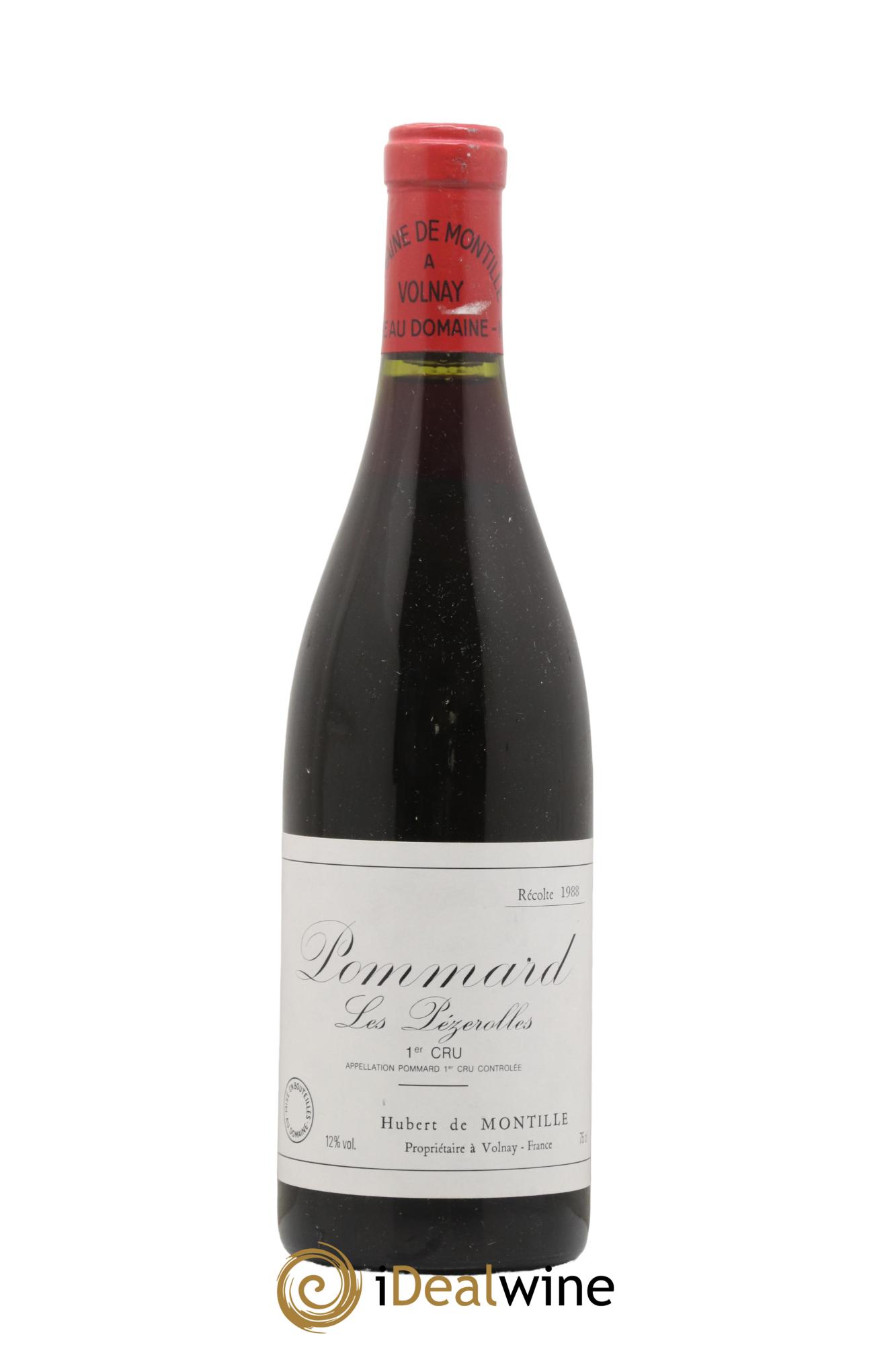 Pommard 1er Cru Les Pézerolles De Montille (Domaine) 1988 - Lot de 1 bouteille - 0