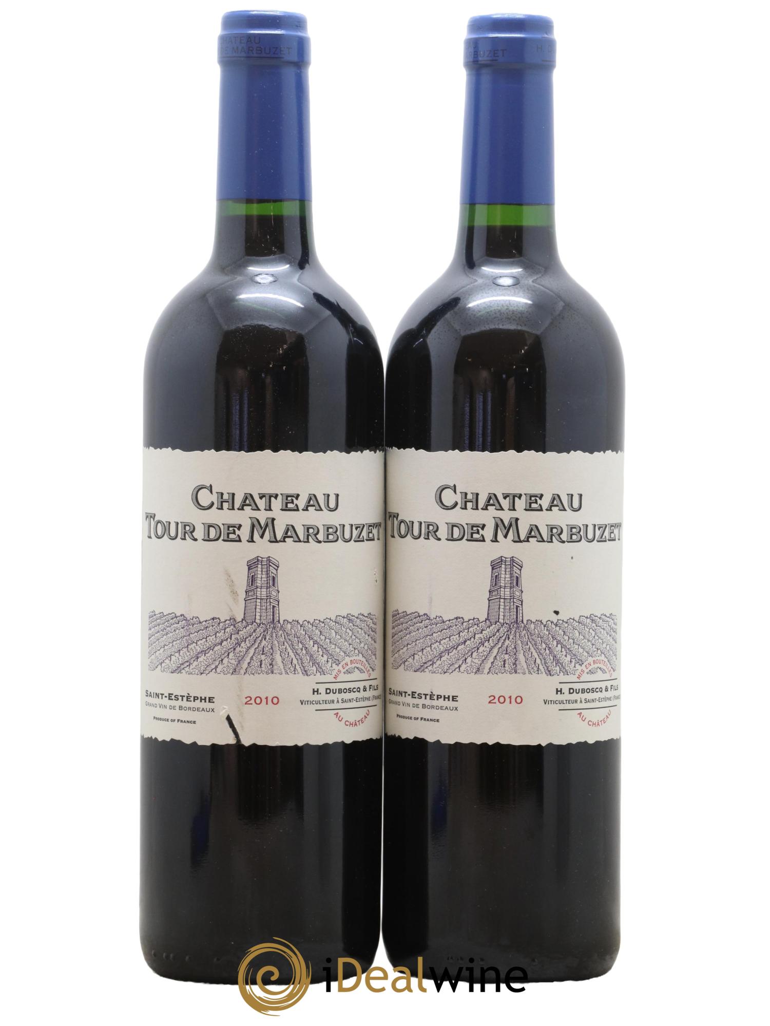 Château Tour de Marbuzet 2010 - Lot de 2 bouteilles - 0