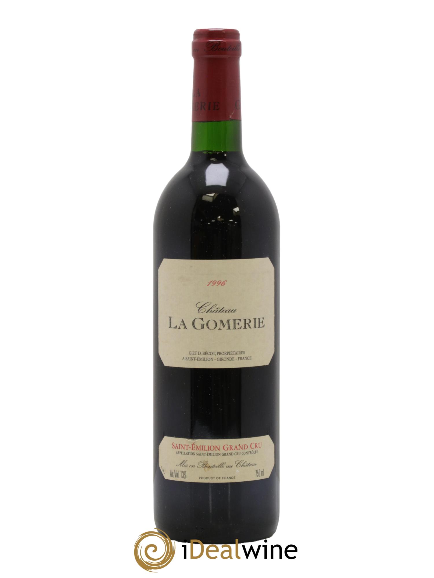 Château La Gomerie 1996 - Lot de 1 bouteille - 0
