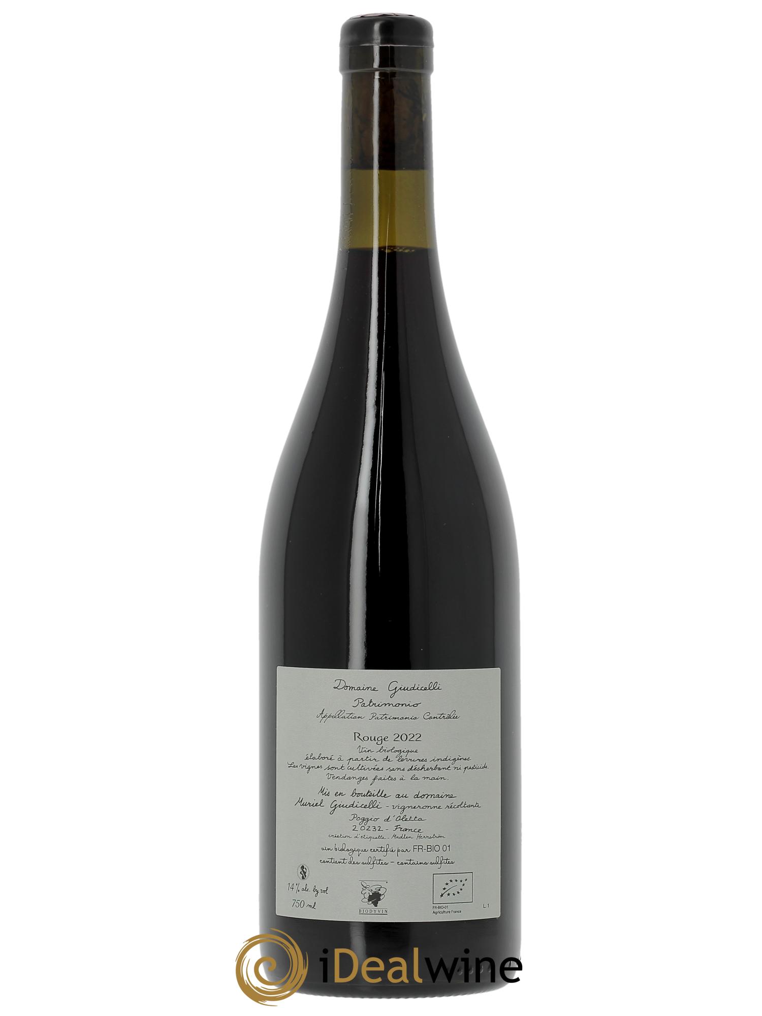 Patrimonio Domaine Giudicelli  2022 - Lot de 1 bouteille - 1