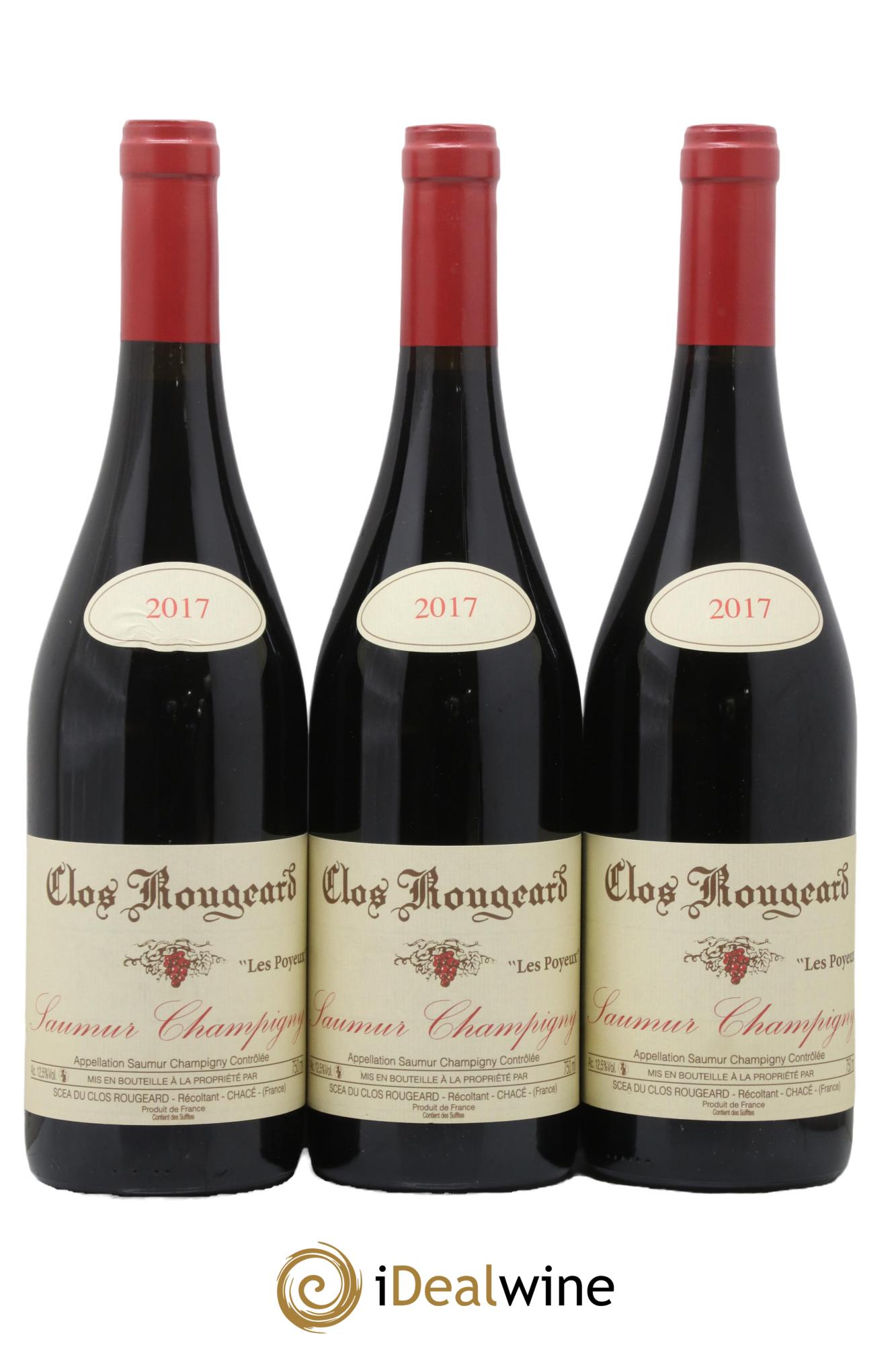 Saumur-Champigny Les Poyeux Clos Rougeard 2017 - Lotto di 3 bottiglie - 0