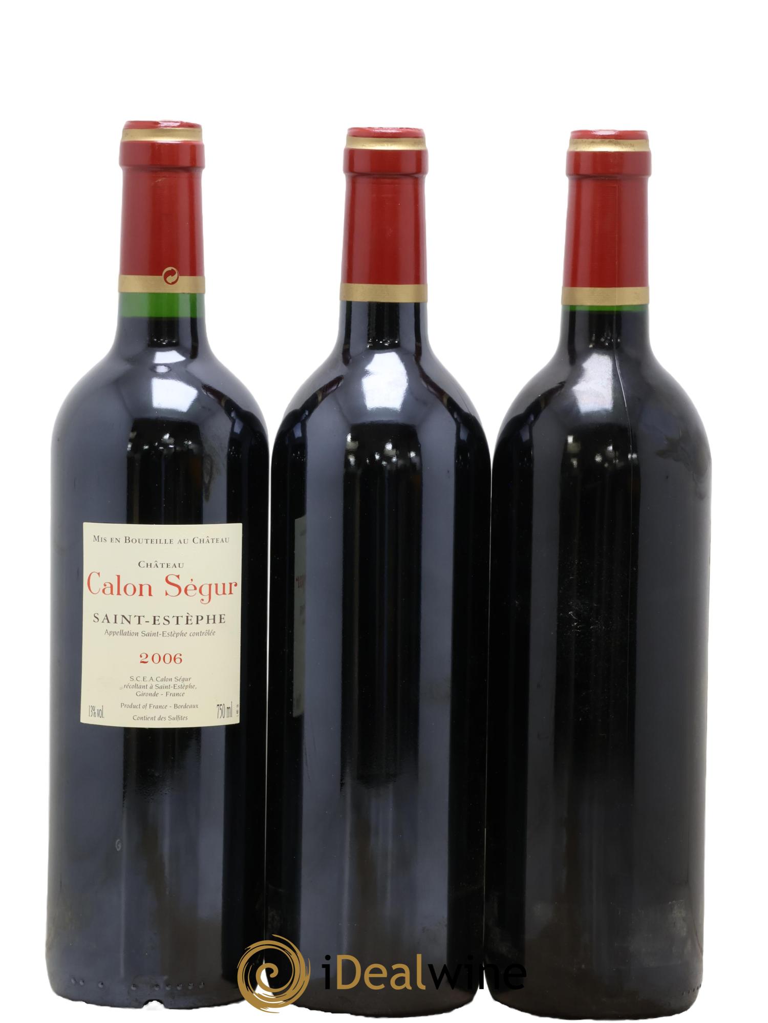 Château Calon Ségur 3ème Grand Cru Classé Coffret Millésimes 1998 -2000-2003-2005-2006-2009 - Lotto di 6 bottiglie - 4