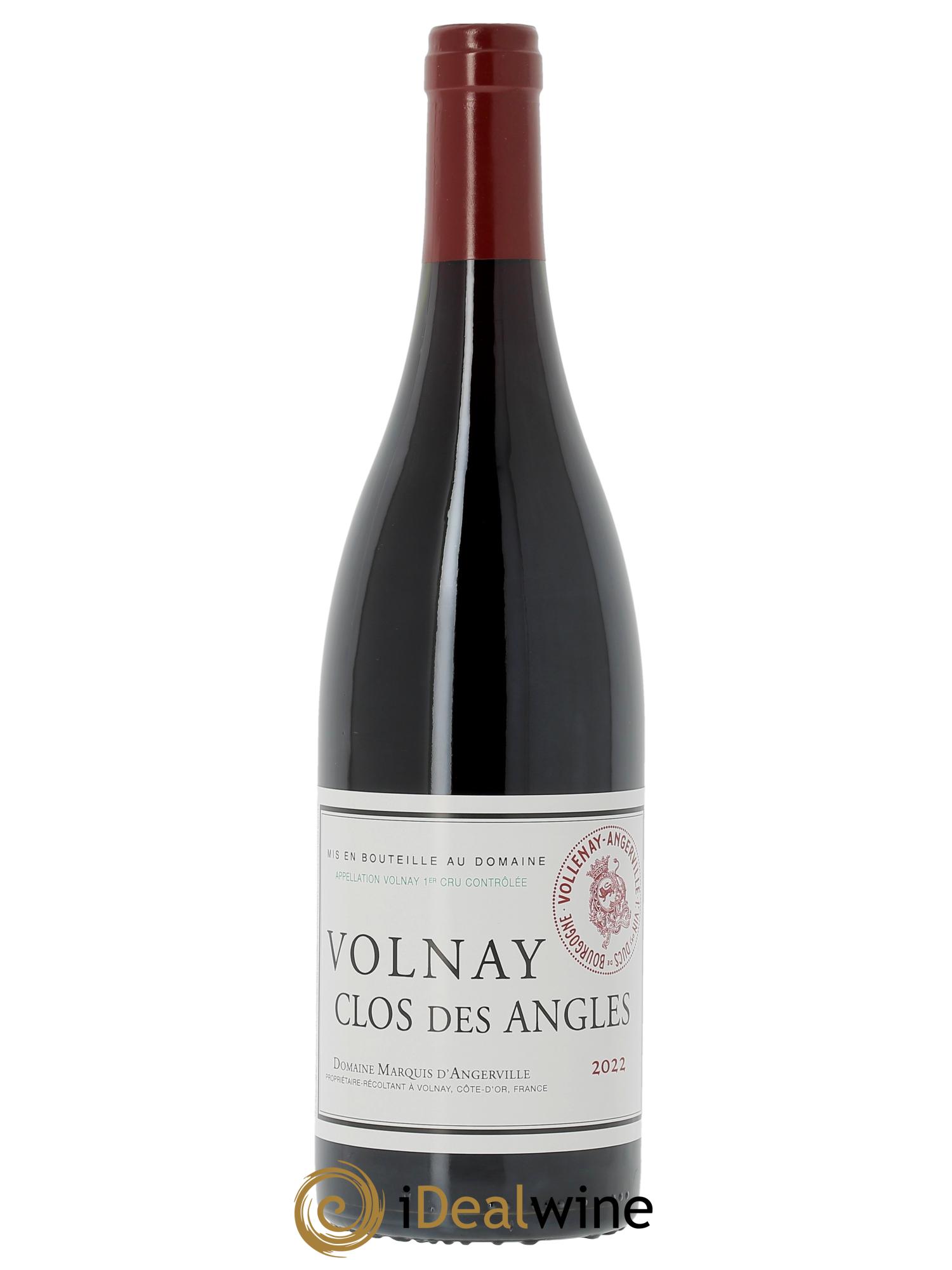Volnay 1er Cru Clos des Angles Marquis d'Angerville (Domaine)  2022 - Posten von 1 Flasche - 0