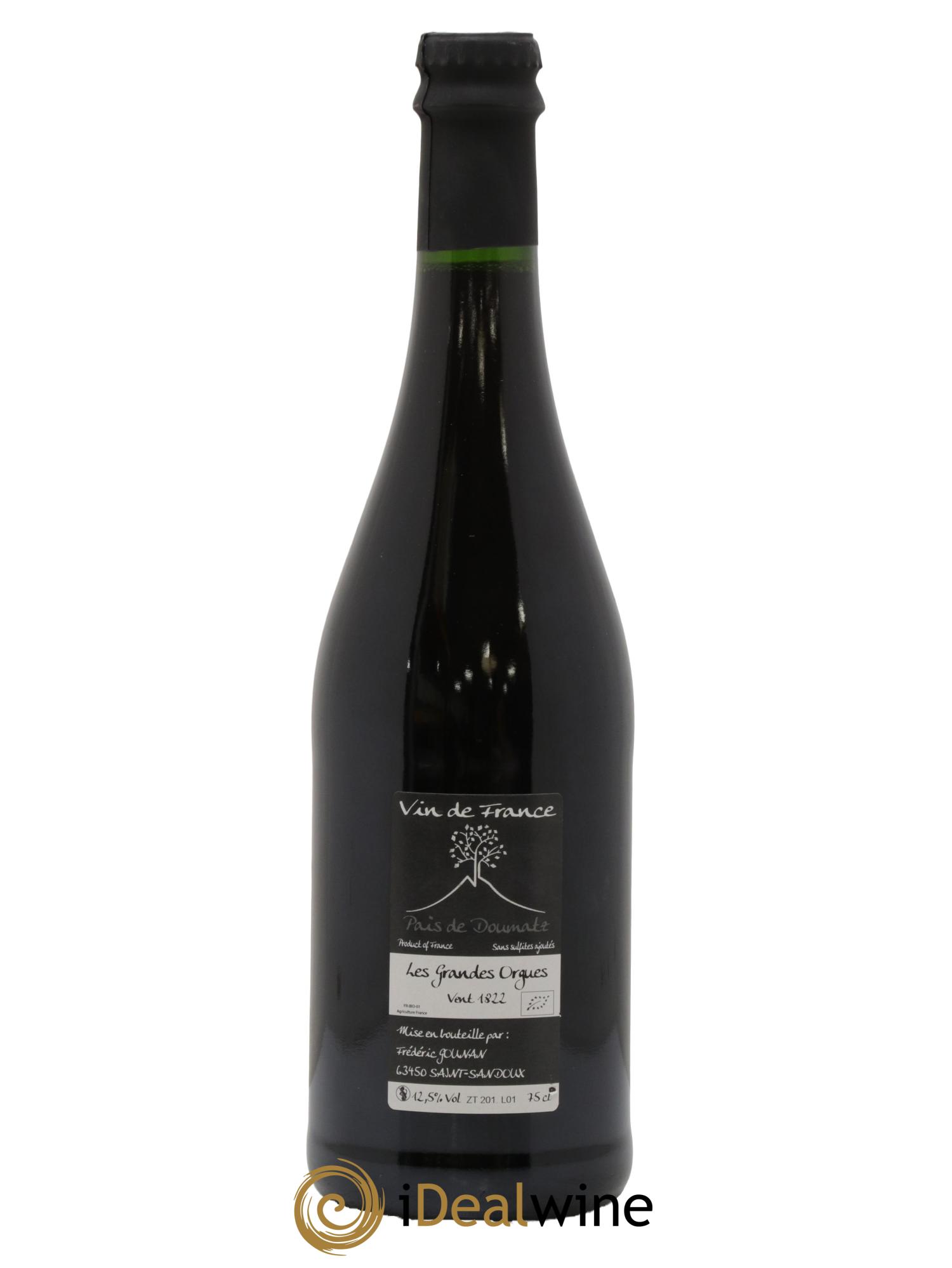 Vin de France Les Grandes Orgues Vignoble de l'Arbre Blanc 2018 - Lotto di 1 bottiglia - 1