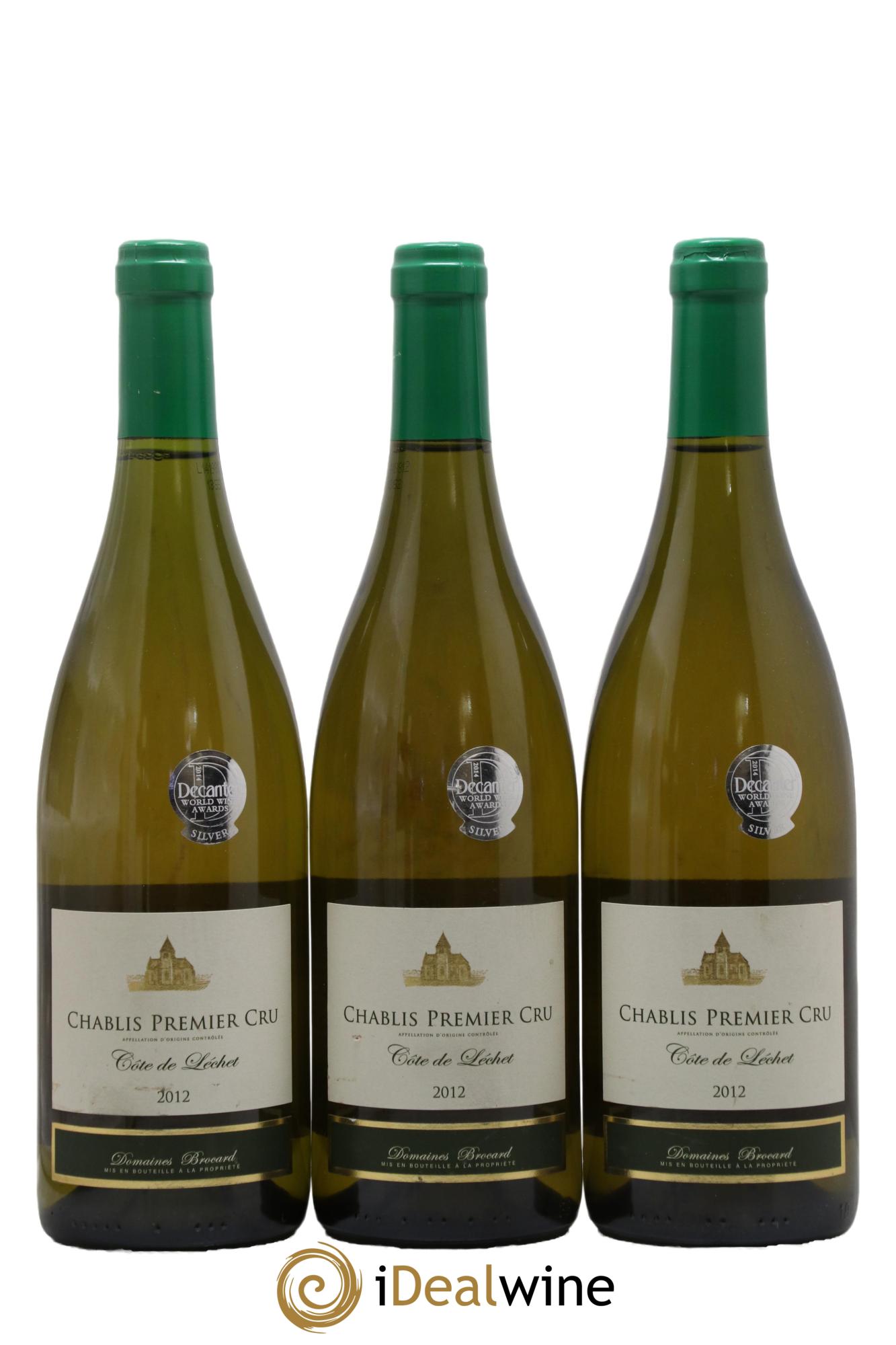 Chablis 1er Cru Côte de Lechet Julien Brocard 2012 - Posten von 3 Flaschen - 0
