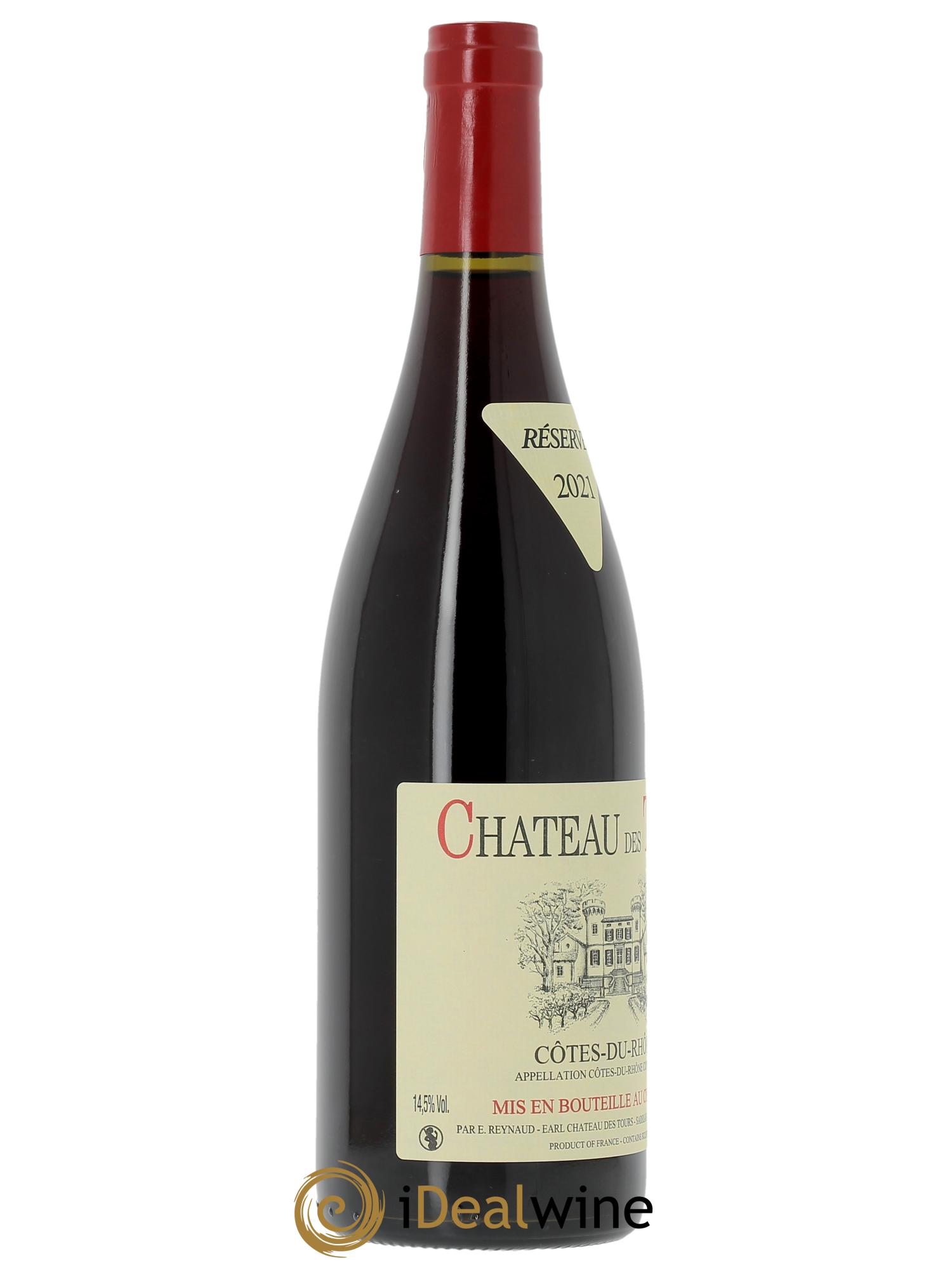 Côtes-du-Rhône Château des Tours Grande Réserve Emmanuel Reynaud  2021 - Lot of 1 bottle - 2