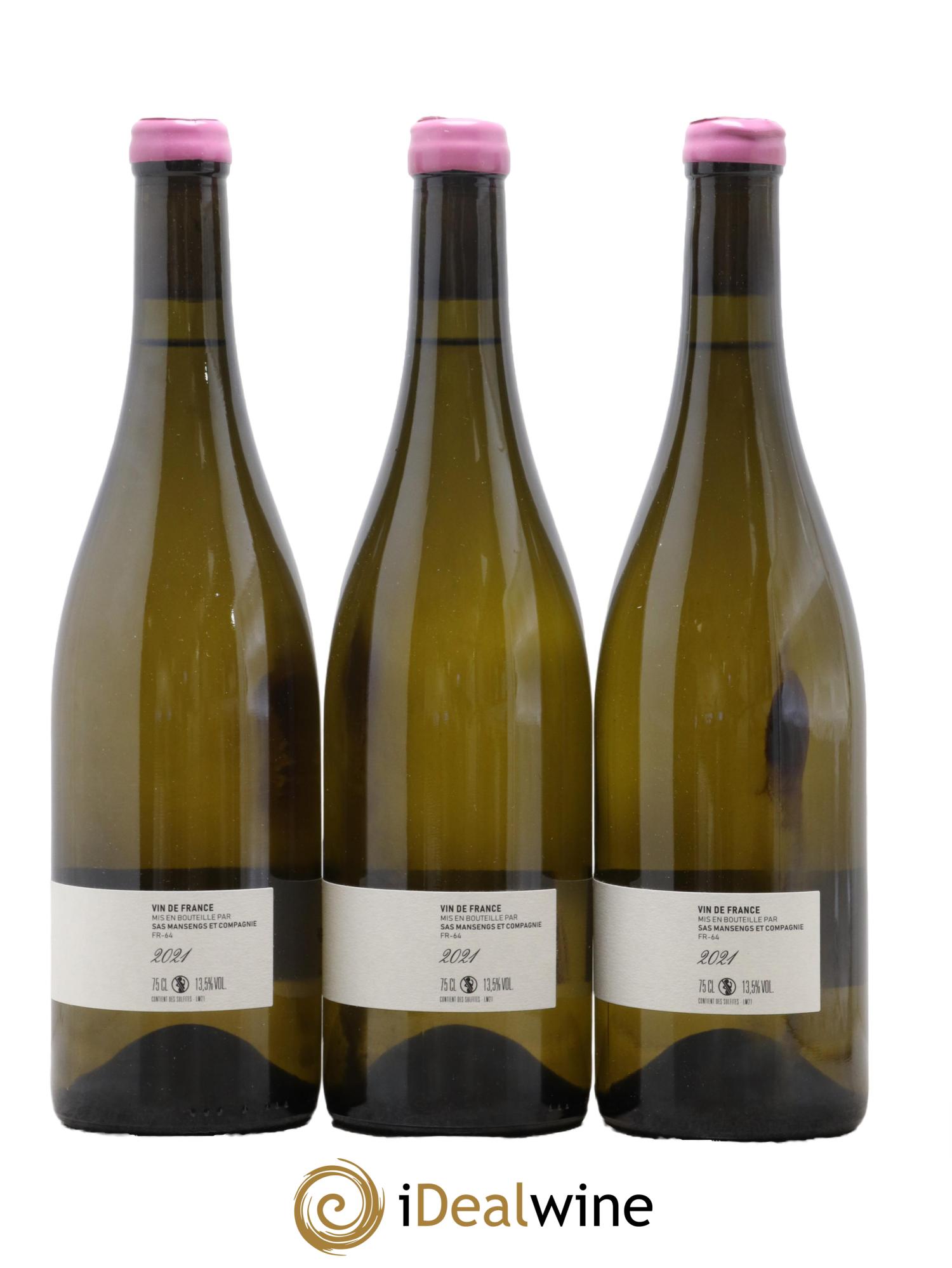 Vin de France Mansengs Jean-Baptiste Semmartin 2021 - Lot de 3 bouteilles - 1
