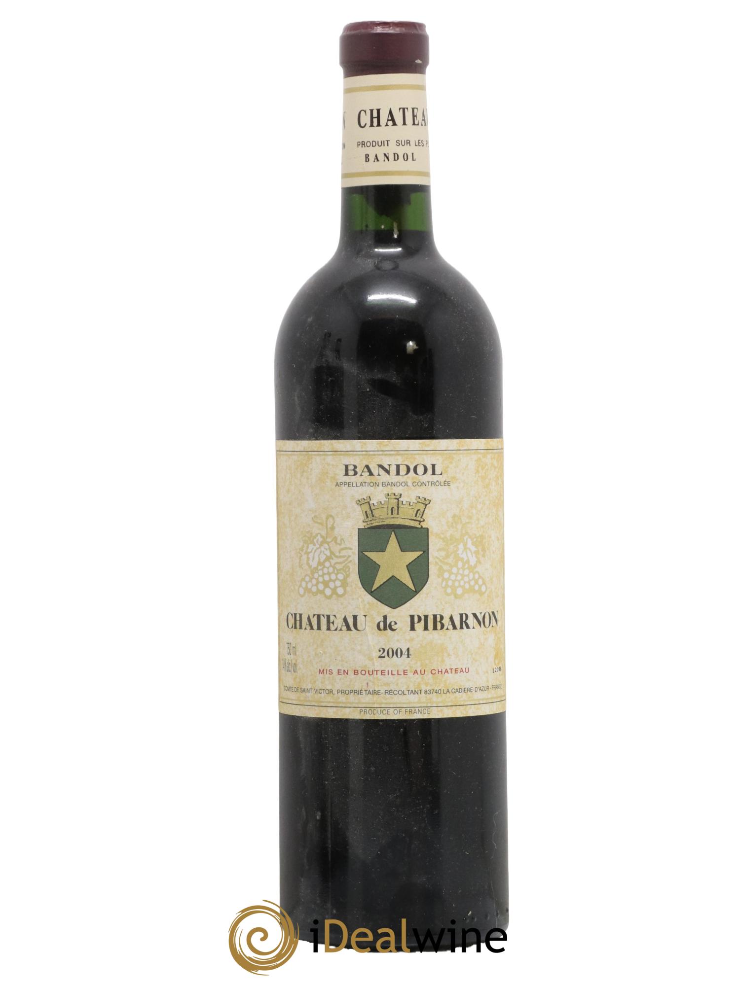 Bandol Château de Pibarnon Comte de Saint-Victor 2004 - Lot de 1 bouteille - 0