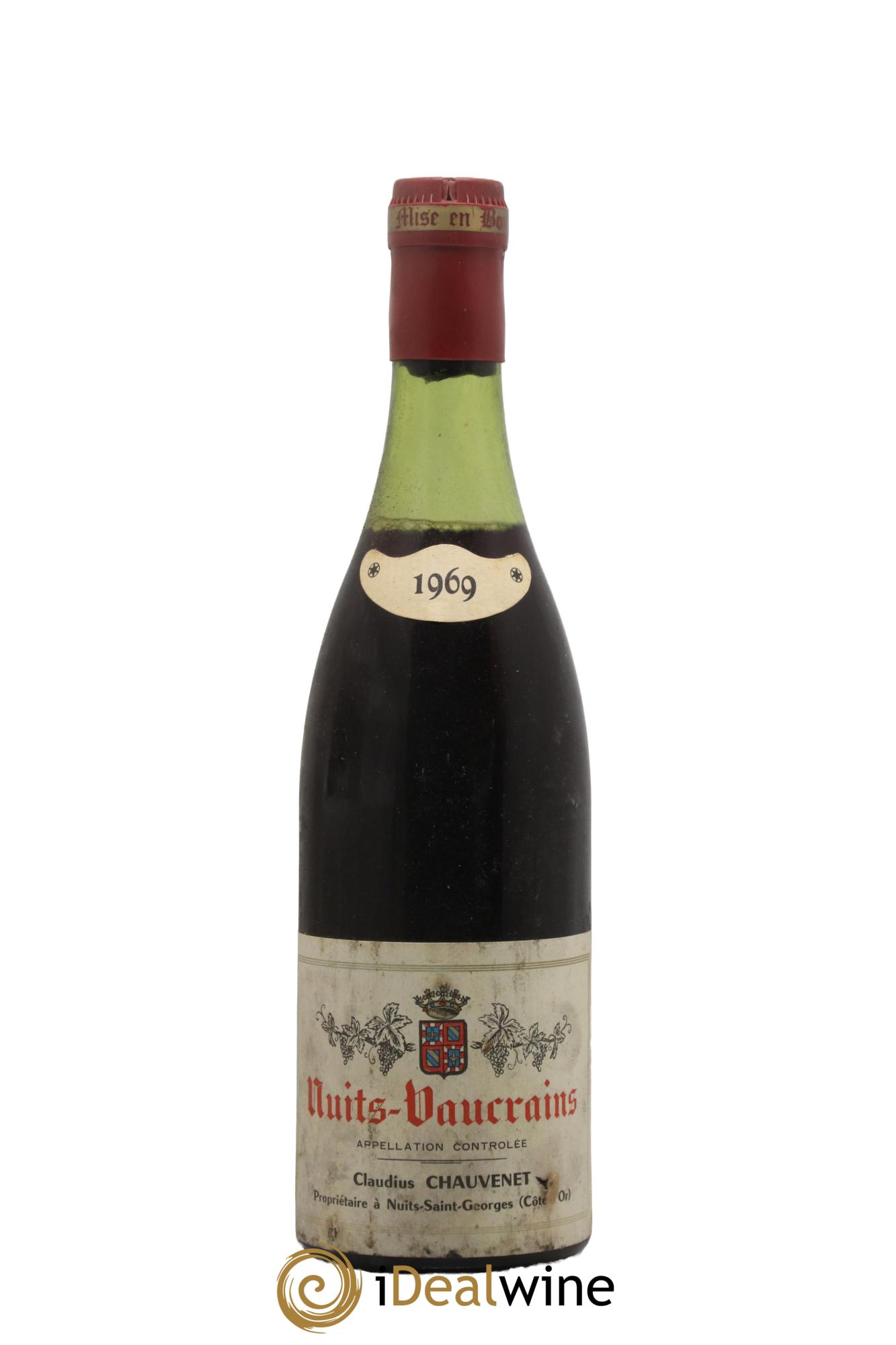 Nuits-Saint-Georges Vaucrains Claudius Chauvenet 1969 - Lot of 1 bottle - 0