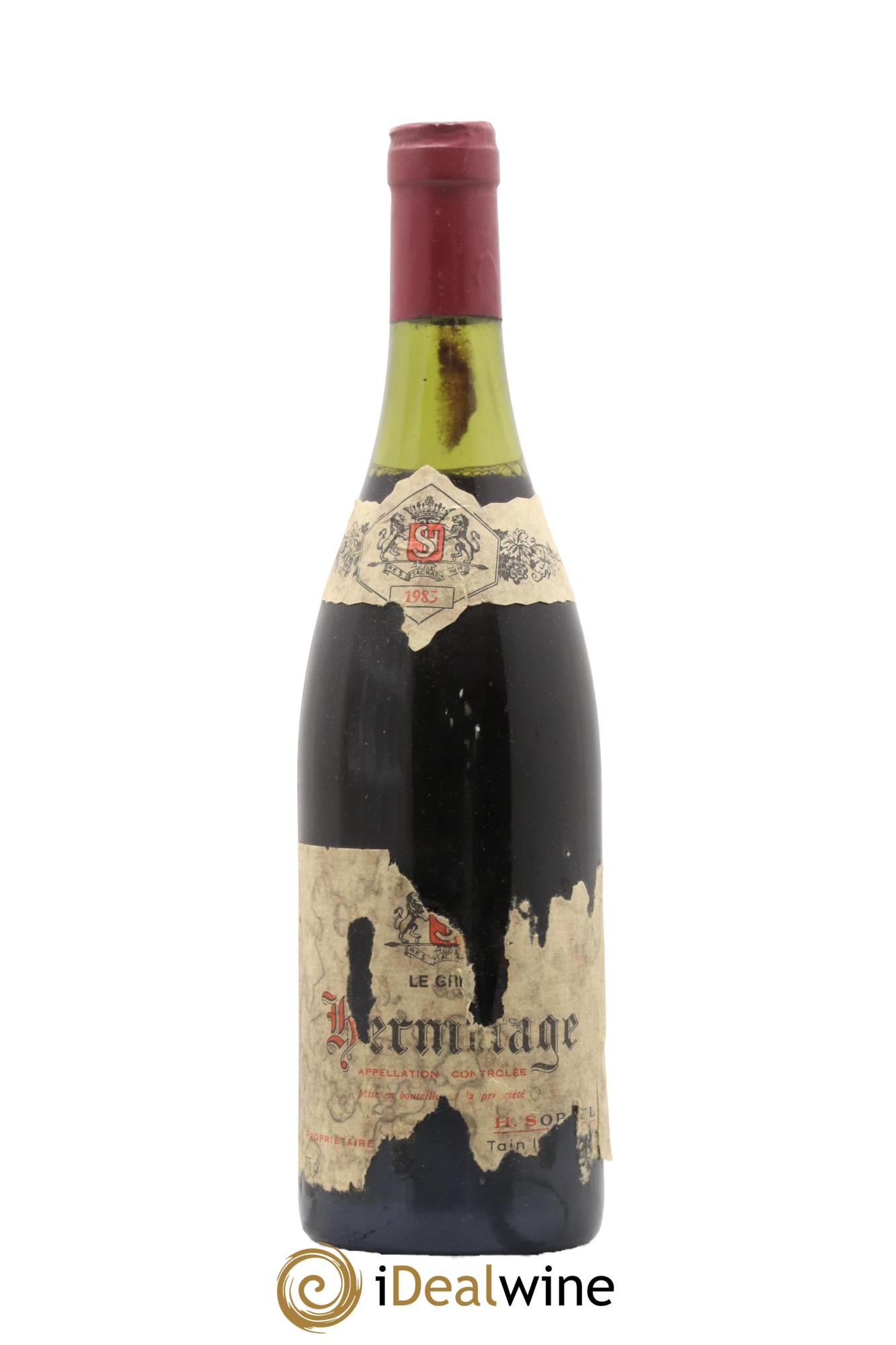 Hermitage Le Gréal Marc Sorrel 1985 - Lot de 1 bouteille - 0