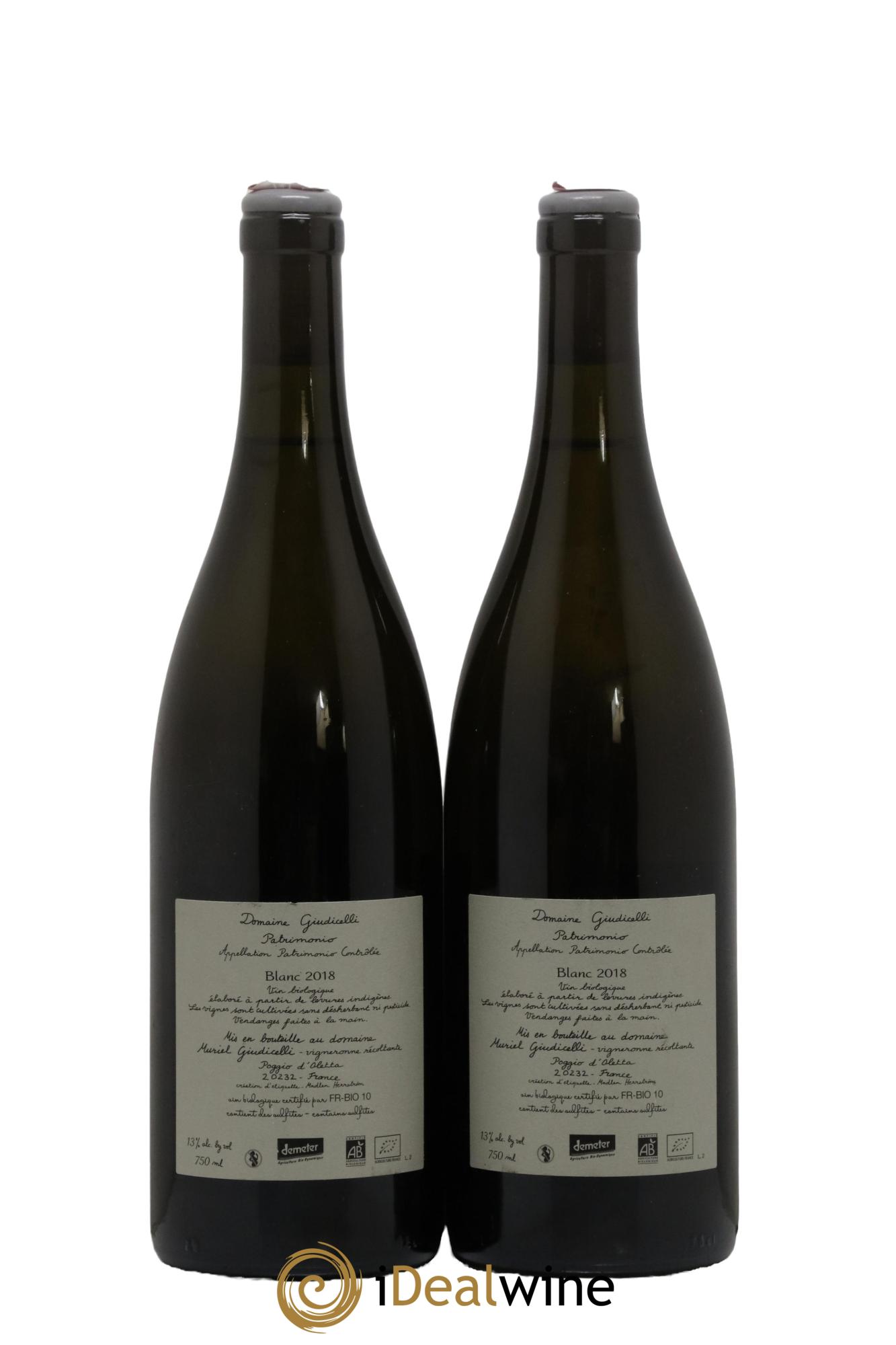 Patrimonio Domaine Guidicelli 2018 - Lot of 2 bottles - 1