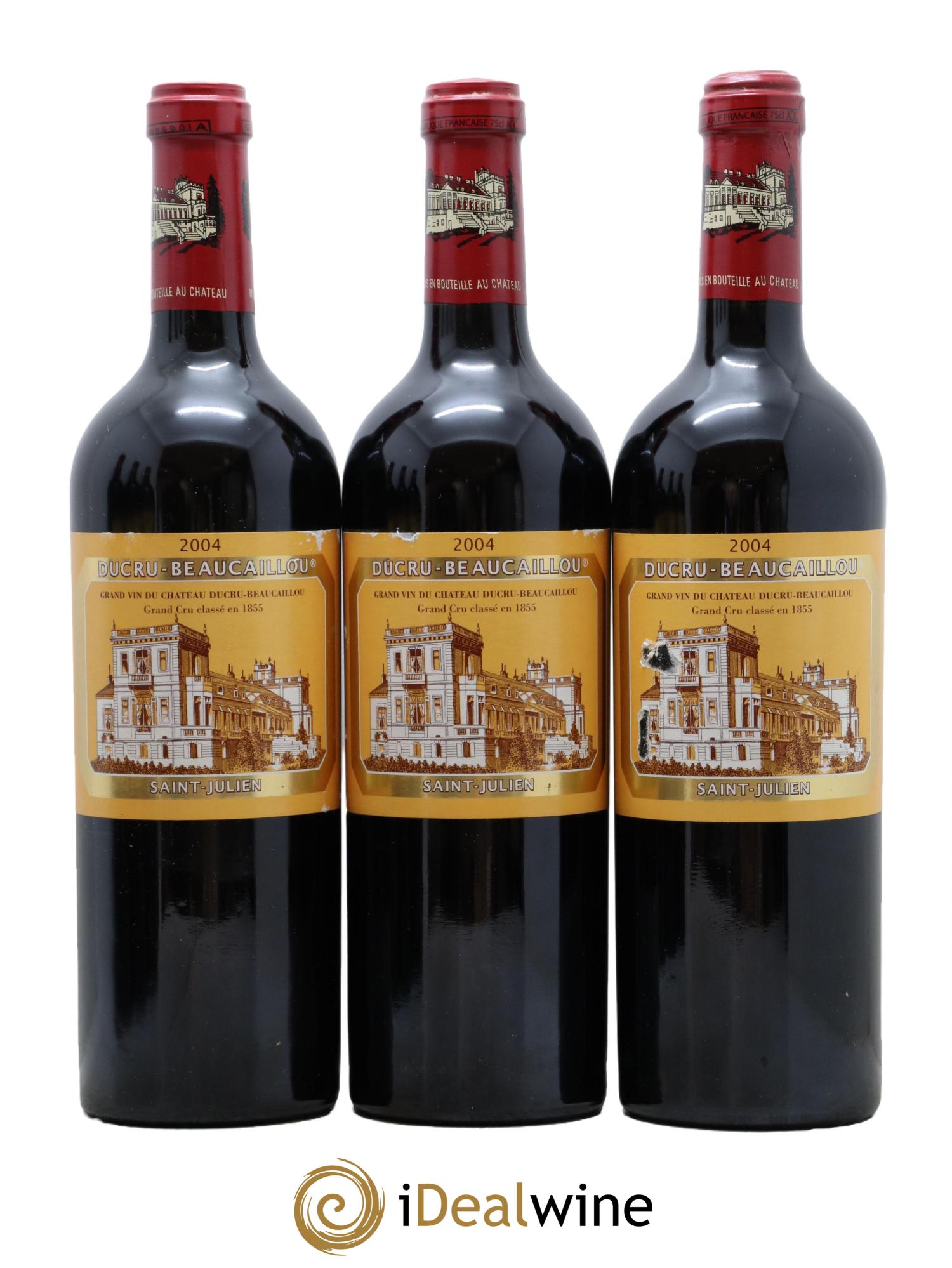 Château Ducru Beaucaillou 2ème Grand Cru Classé  2004 - Posten von 6 Flaschen - 1