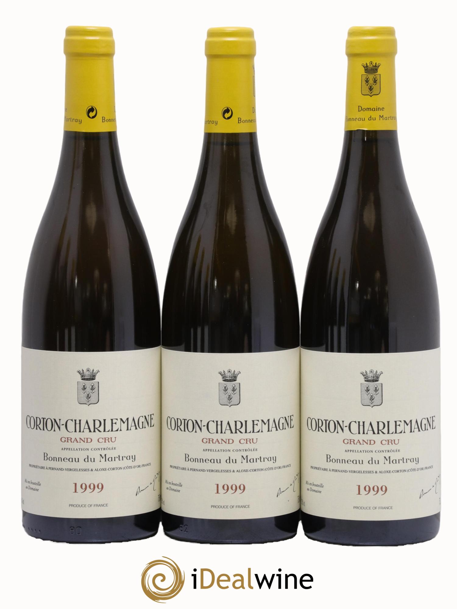 Corton-Charlemagne Grand Cru Bonneau du Martray (Domaine) 1999 - Lot de 6 bouteilles - 1