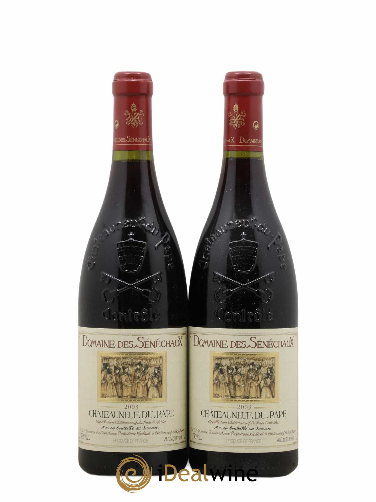 Châteauneuf-du-Pape Senechaux 2003 - Lot de 2 bouteilles - 0