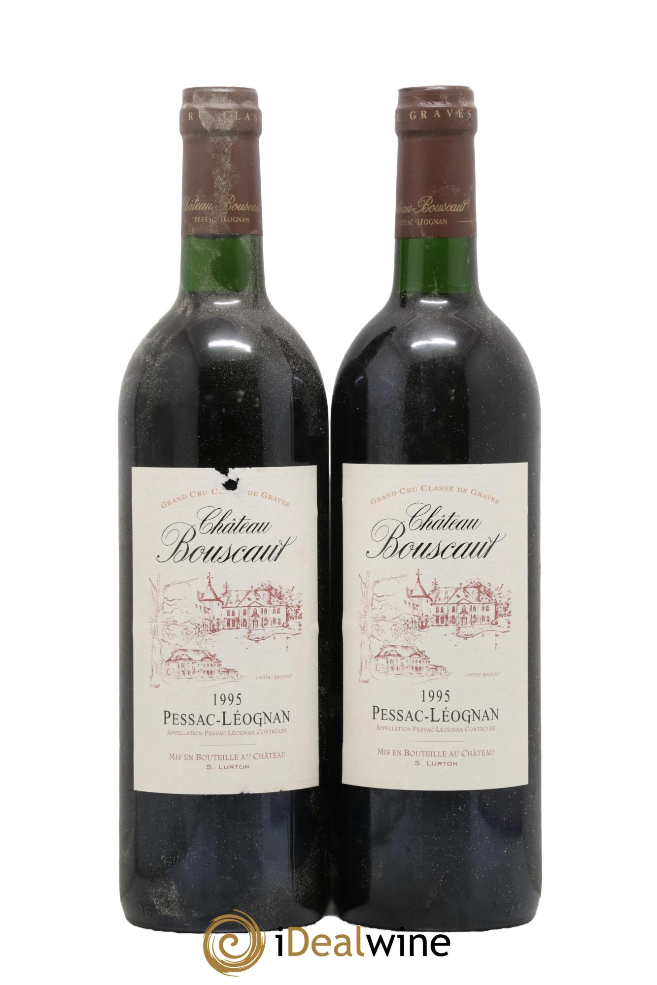 Château Bouscaut Cru Classé de Graves 1995 - Posten von 2 Flaschen - 0