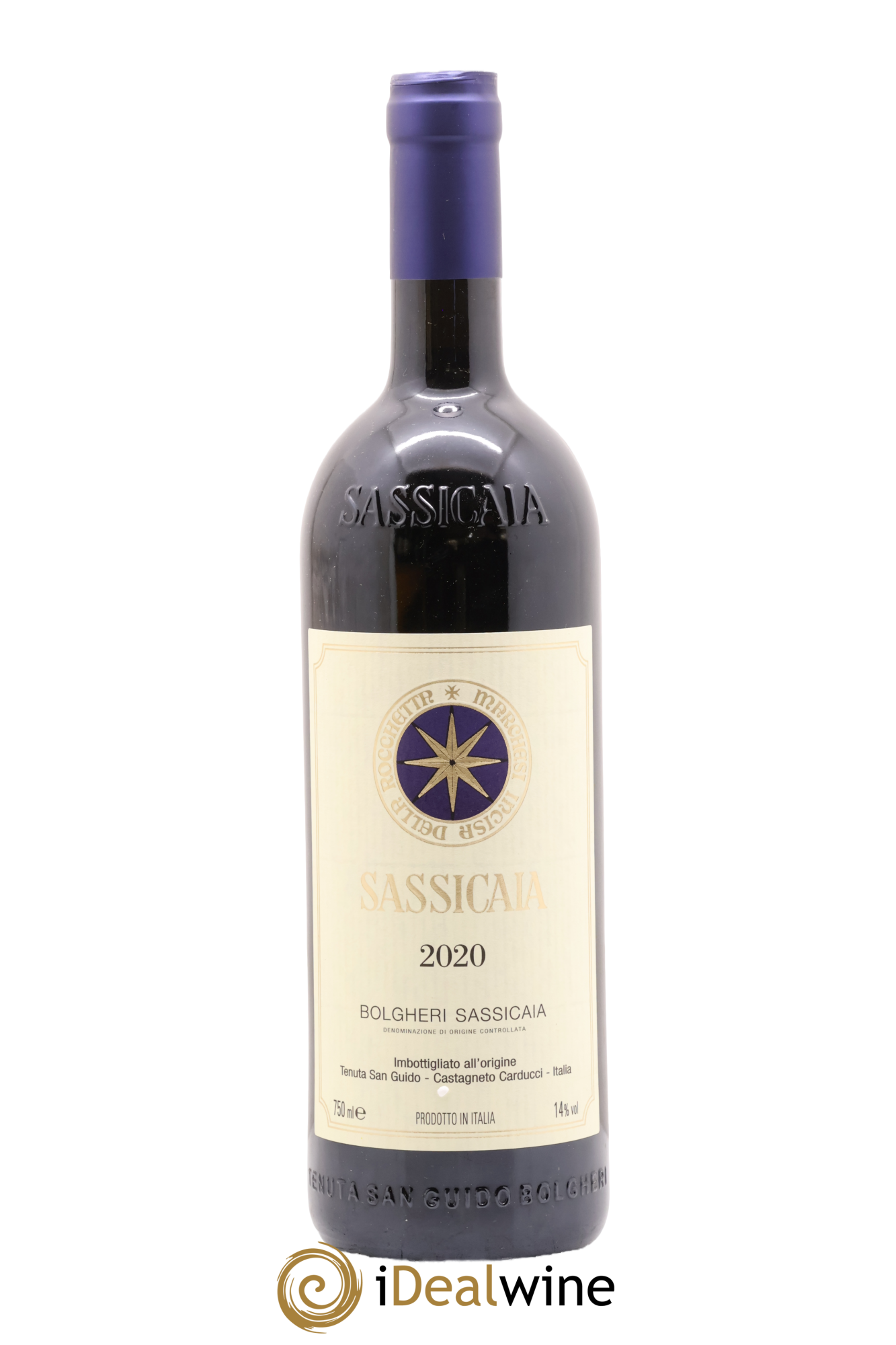 Bolgheri DOC Sassicaia Tenuta San Guido 2020 - Lot de 1 bouteille - 0