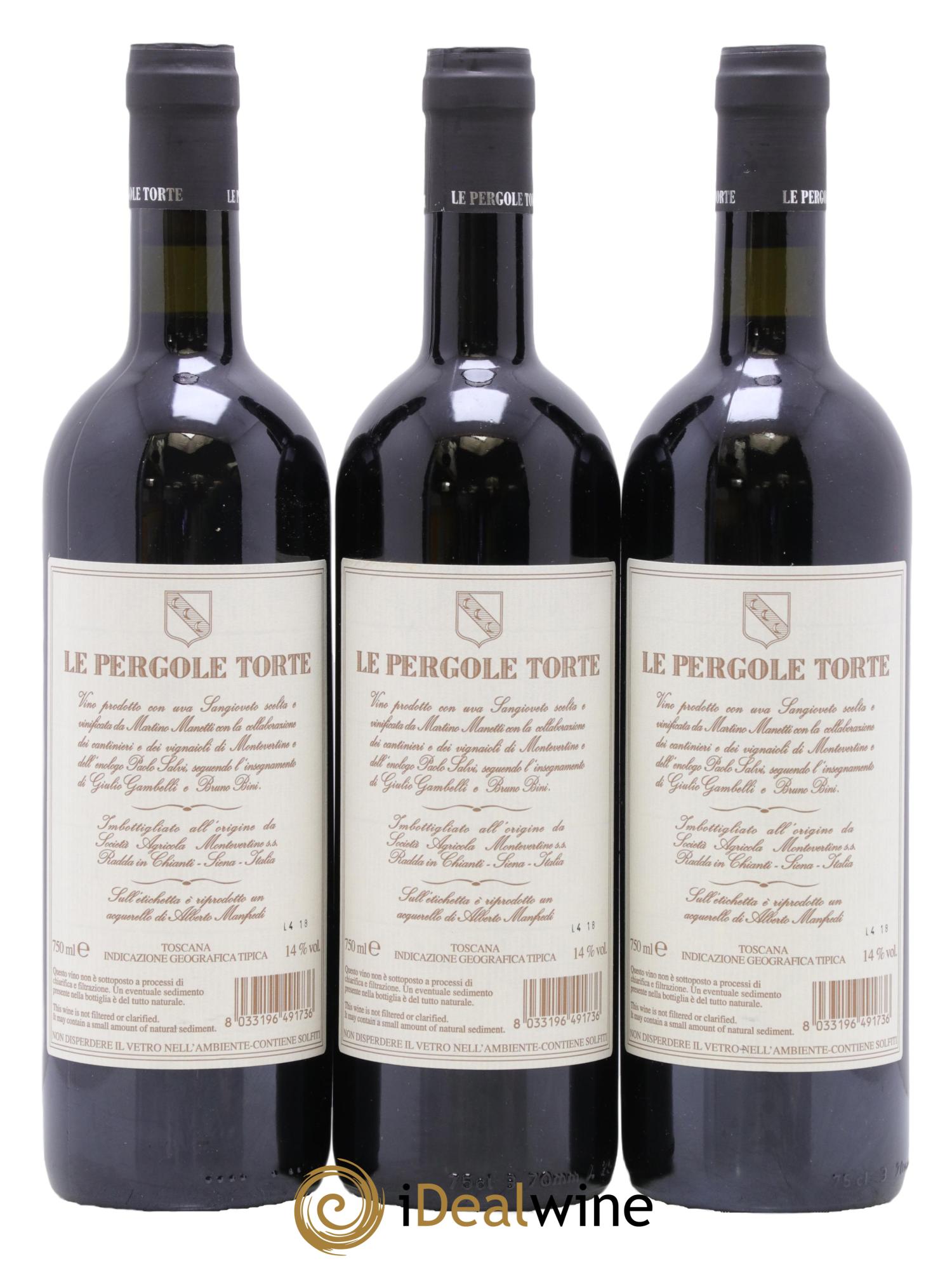 Toscana IGT Montevertine Le Pergole Torte Famille Manetti 2015 - Lotto di 3 bottiglie - 1