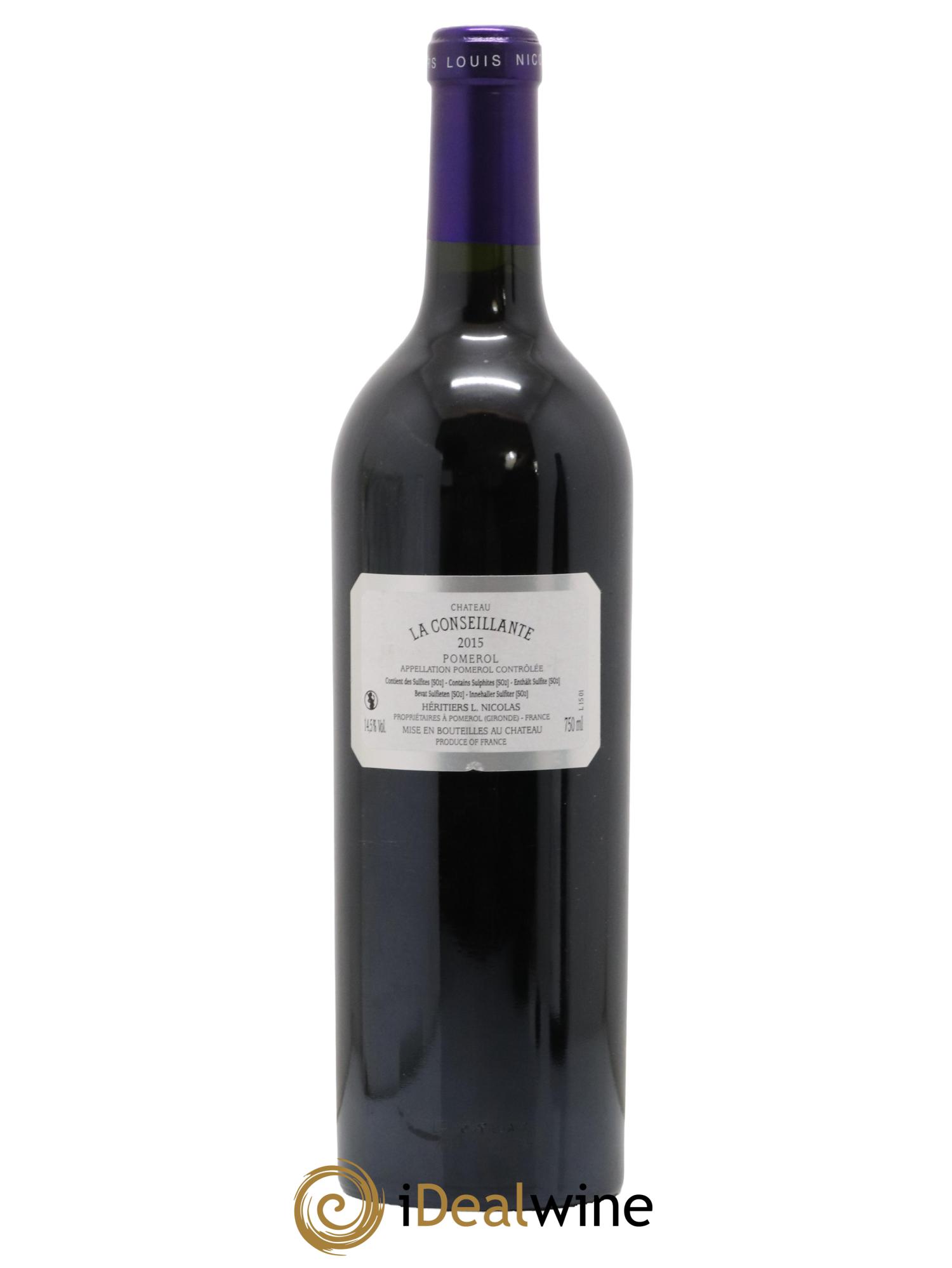 Château la Conseillante 2015 - Lot de 1 bouteille - 1