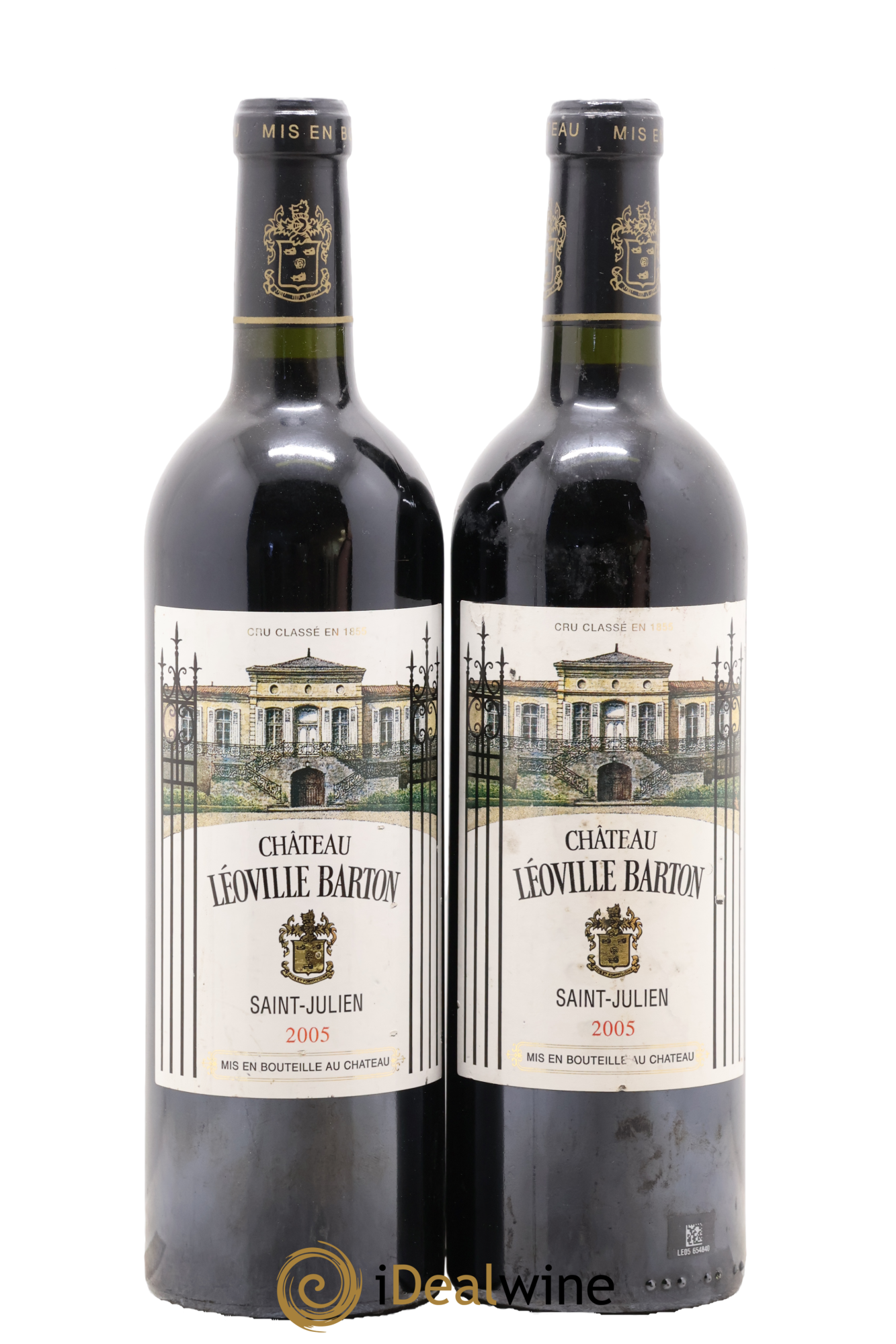 Château Léoville Barton 2ème Grand Cru Classé 2005 - Lot de 2 bouteilles - 0