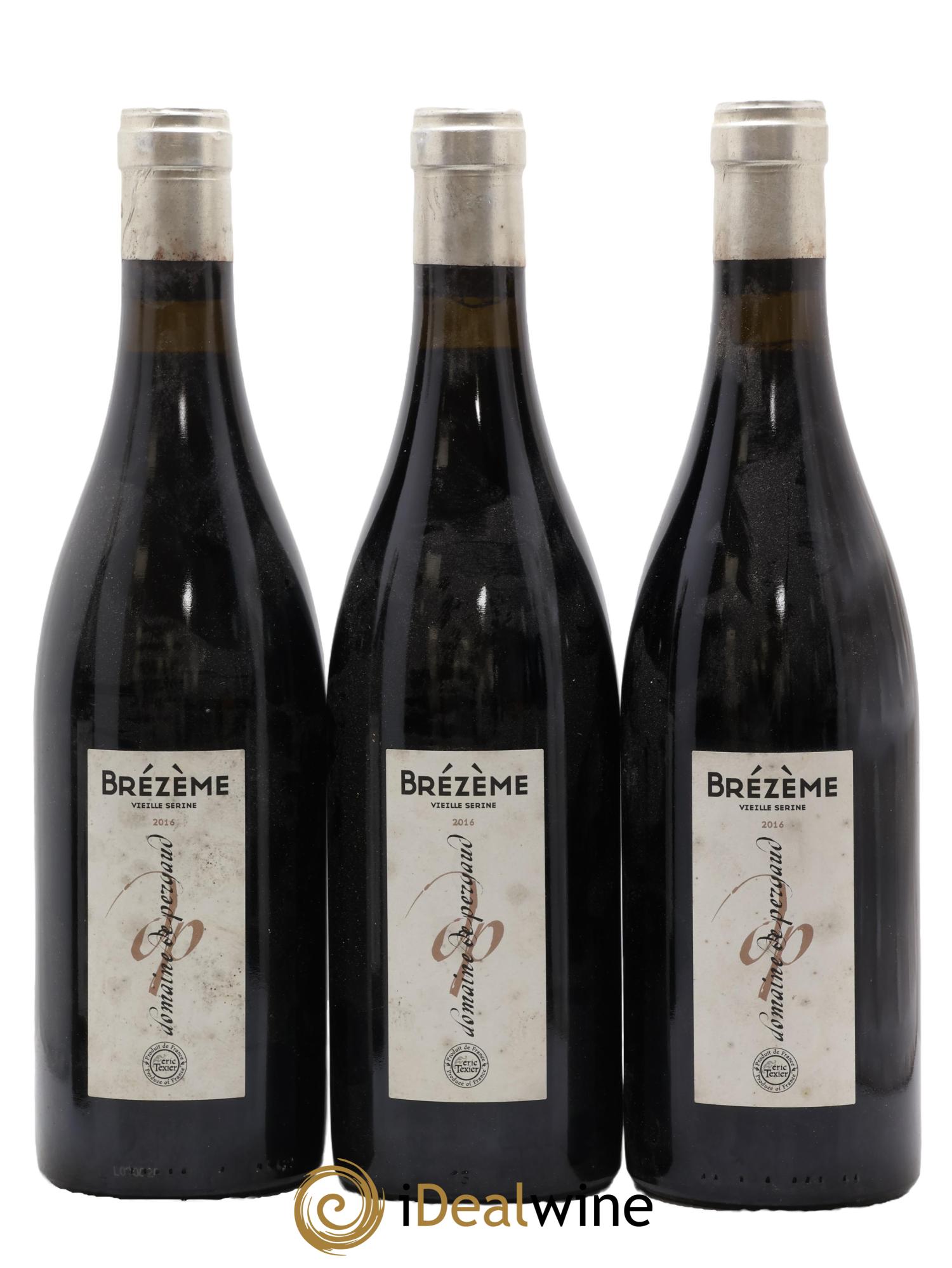 Côtes-du-Rhône Vieille Serine Brézème Éric Texier 2016 - Lot of 3 bottles - 0