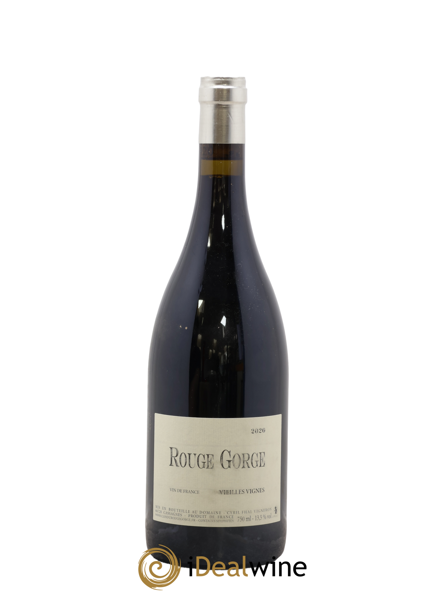Vin de France Vieilles Vignes Clos du Rouge Gorge Cyril Fhal 2020 - Lotto di 1 bottiglia - 0