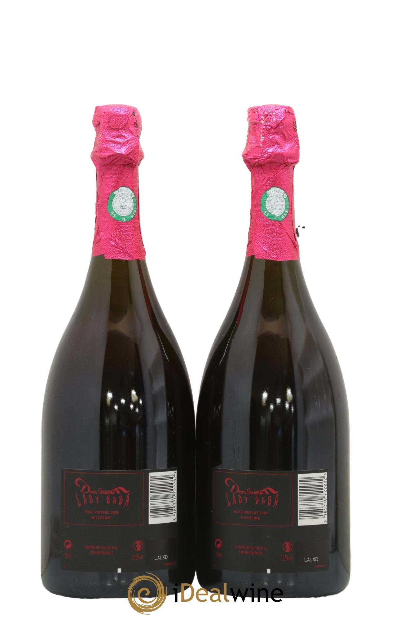 Vintage Edition Limitée Lady Gaga Dom Pérignon 2006 - Posten von 2 Flaschen - 1