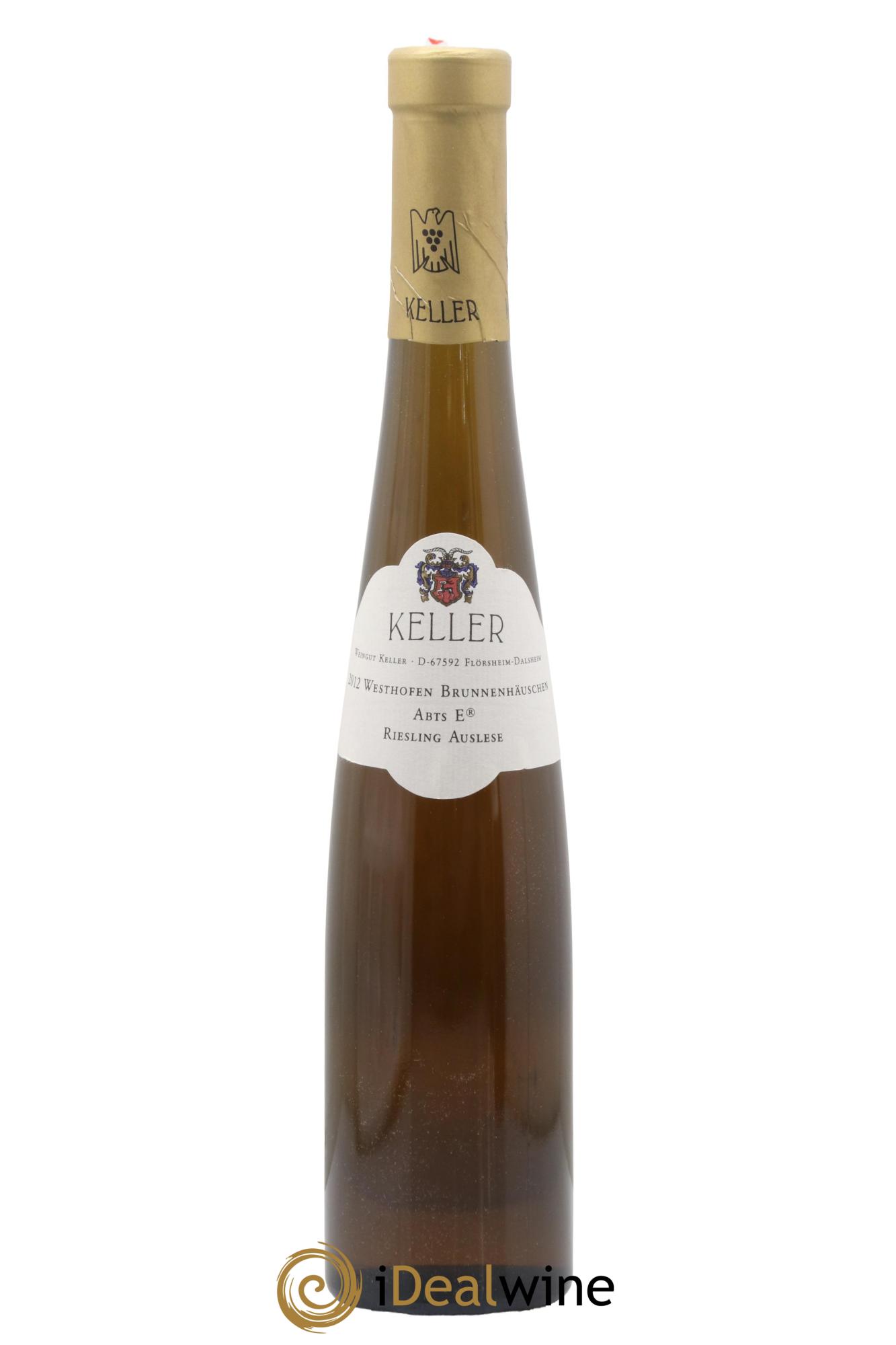 Allemagne Abts E Auslese Westhofen Brunnerberghof Keller 2012 - Lot de 1 demi bouteille - 0