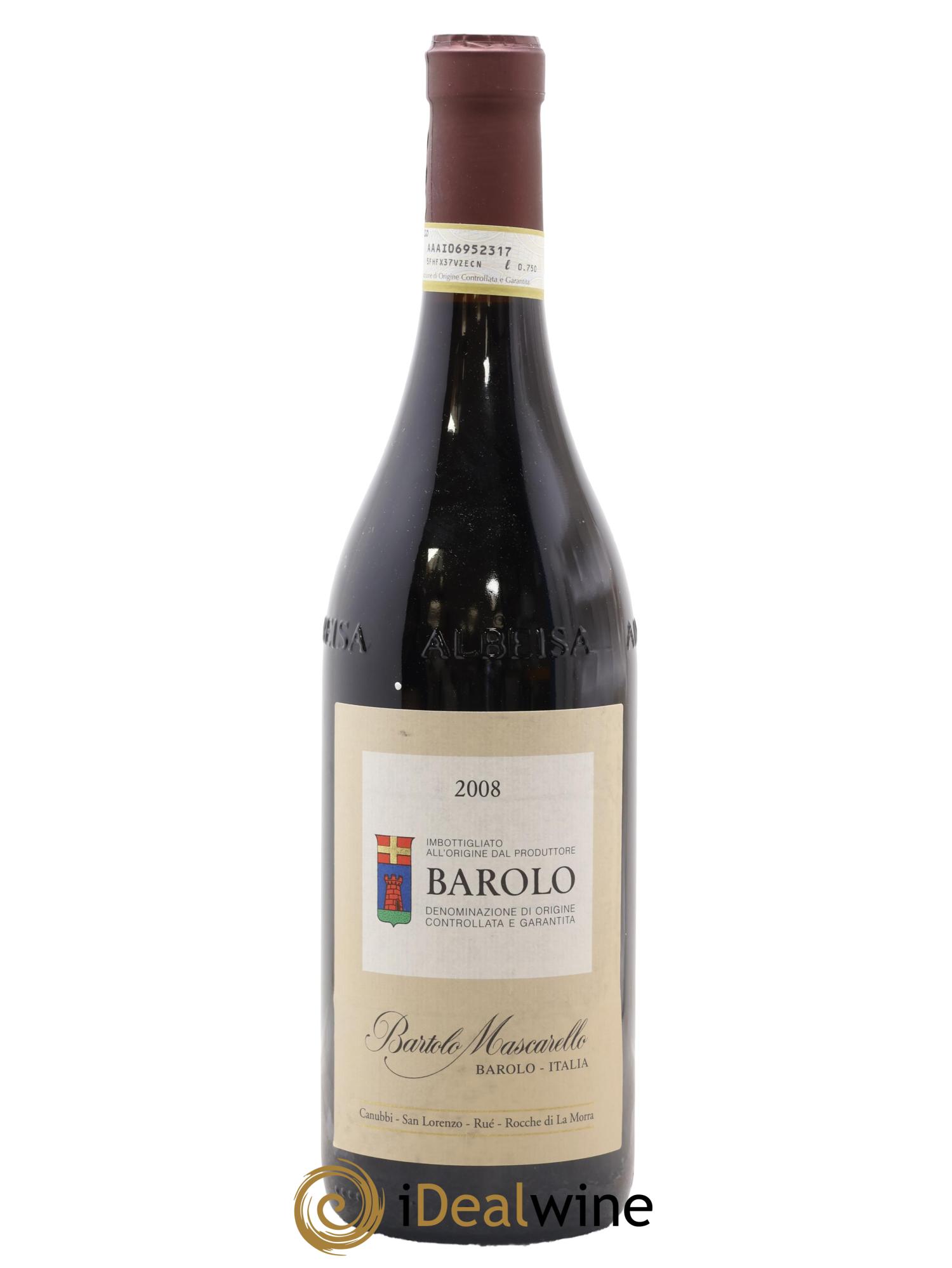 Barolo DOCG Bartolo Mascarello 2008 - Posten von 1 Flasche - 0