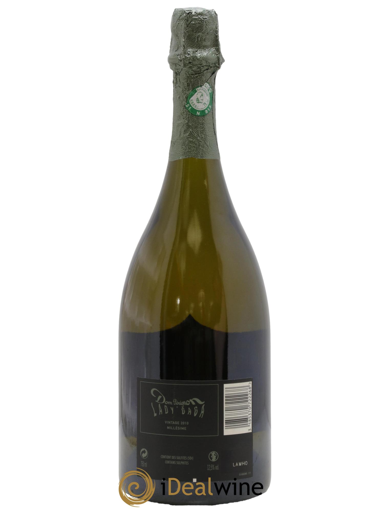 Vintage Edition Limitée Lady Gaga  Dom Pérignon 2010 - Lot de 1 bouteille - 2