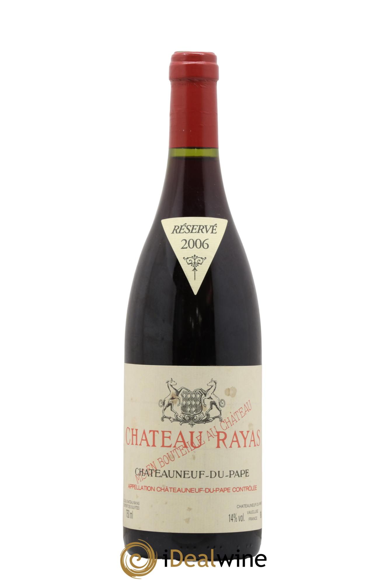 Châteauneuf-du-Pape Château Rayas Emmanuel Reynaud 2006 - Lot de 1 bouteille - 0