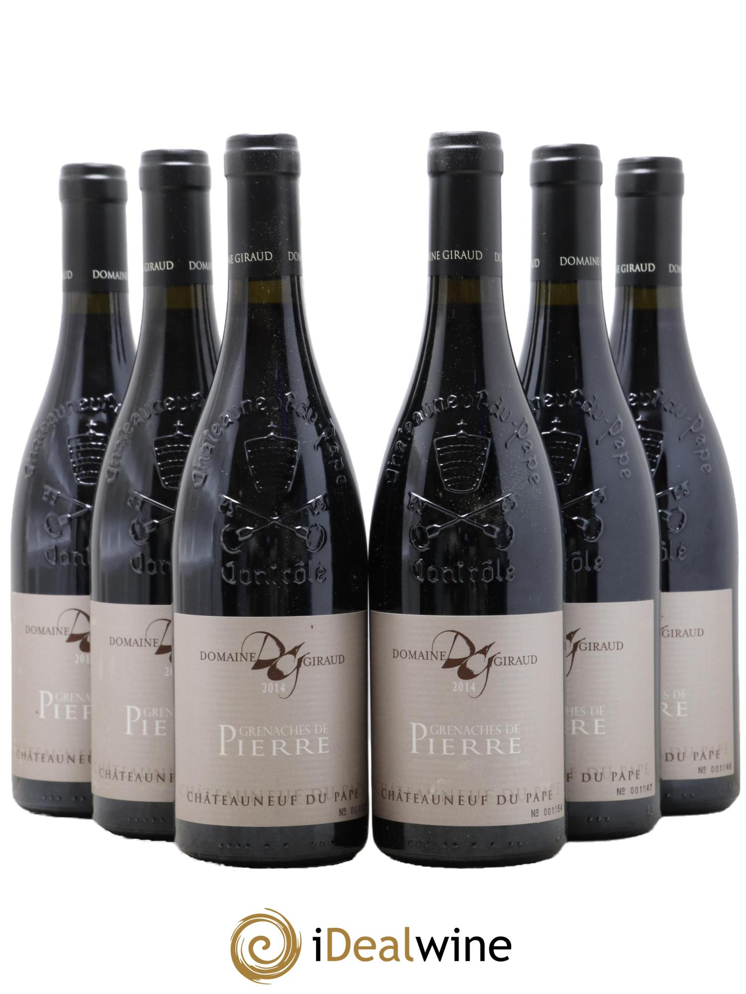 Châteauneuf-du-Pape Les Grenaches De Pierre Giraud (Domaine) 2014 - Lot de 6 bouteilles - 0