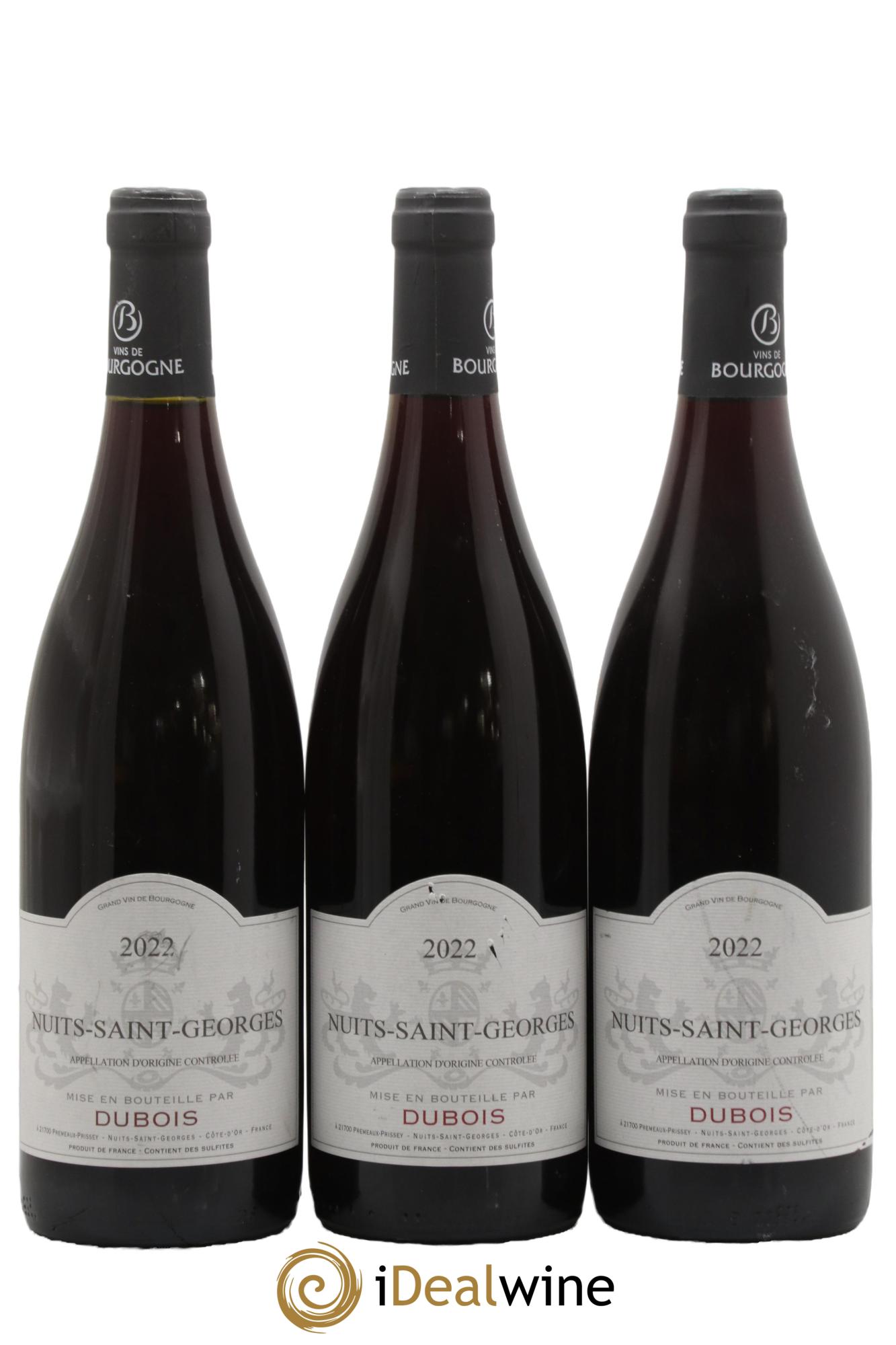 Nuits-Saint-Georges Dubois 2022 - Lot of 3 bottles - 0