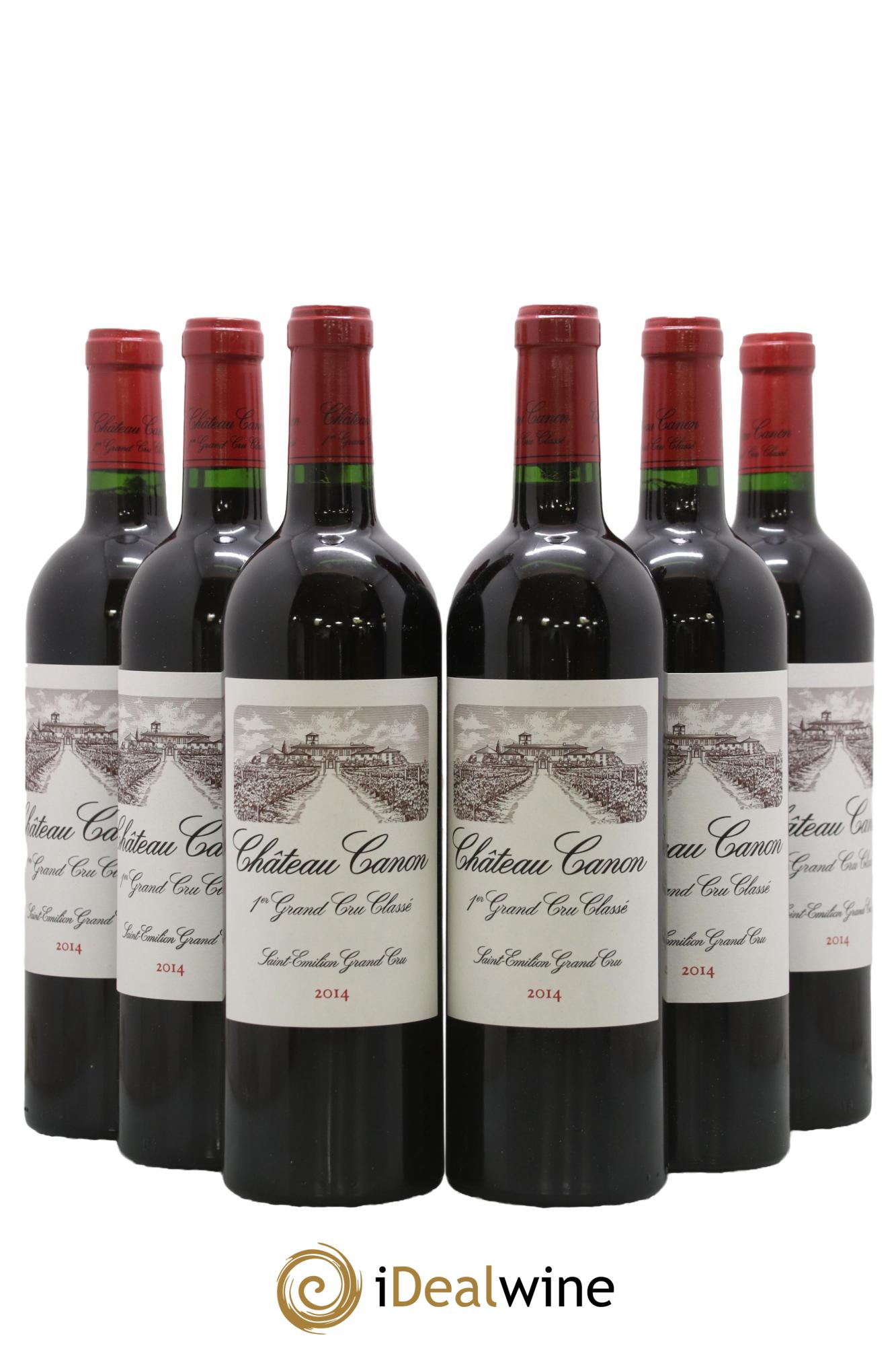 Château Canon 1er Grand Cru Classé B 2014 - Lot de 6 bouteilles - 0
